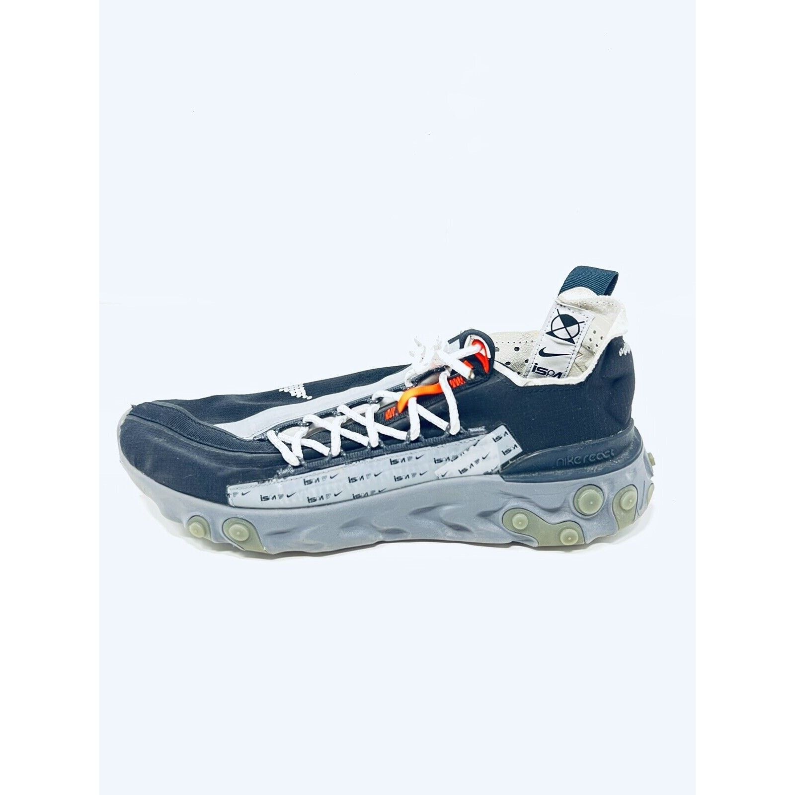 Nike Size 10.5 - Nike React WR ISPA Gunsmoke 2019 Size US 10.5 / EU 43-44 - 3 Thumbnail