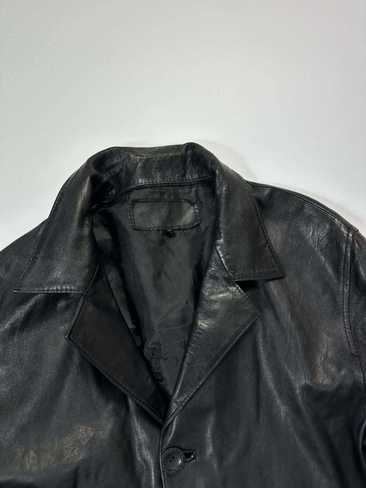 Leather Leather Jacket Biker Fit Avant-garde Size US L / EU 52-54 / 3 - 7 Thumbnail