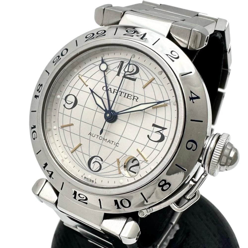 Cartier Cartier Cartier PashaC Meridian Stainless Steel Metal Automatic W31029M7 Size ONE SIZE - 1 Thumbnail