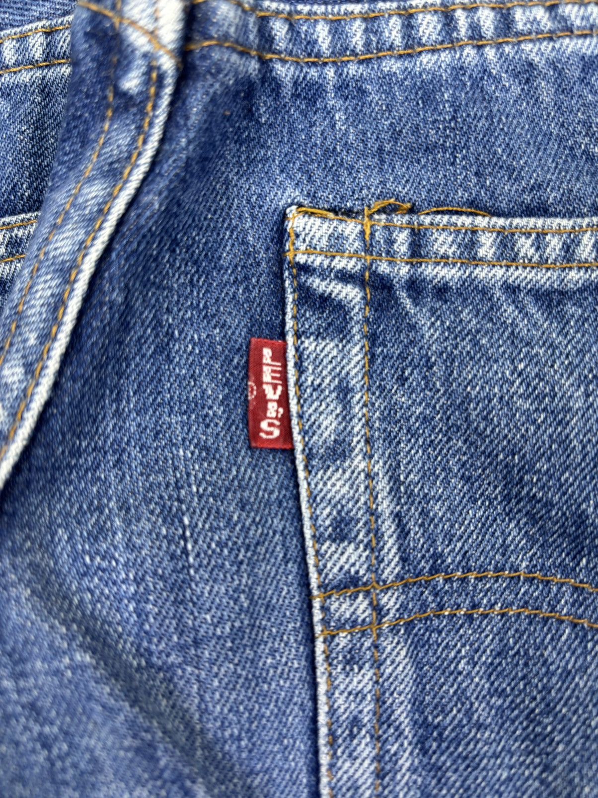 Levi's Vintage 90s Levis Big E 501 Selvedge Denim F928 Size US 27 - 11 Thumbnail