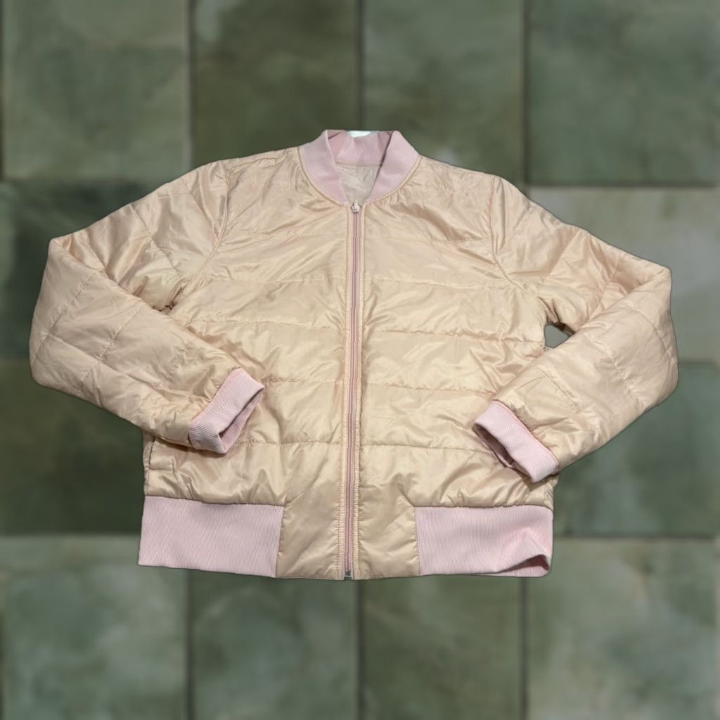 Lululemon Lululemon Non-Stop Bomber Reversible Jacket Misty Pink Quilted Sz 8 Size M / US 6-8 / IT 42-44 - 1 Thumbnail