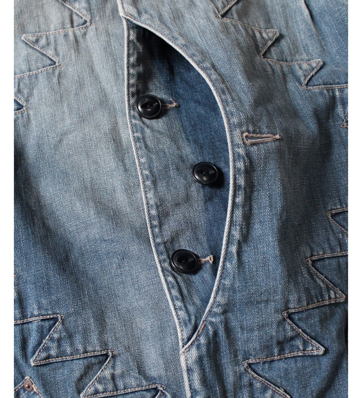 Kapital 12oz Denim Santo Domingo Thunderbird Jacket (Processed) Size US XL / EU 56 / 4 - 5 Thumbnail