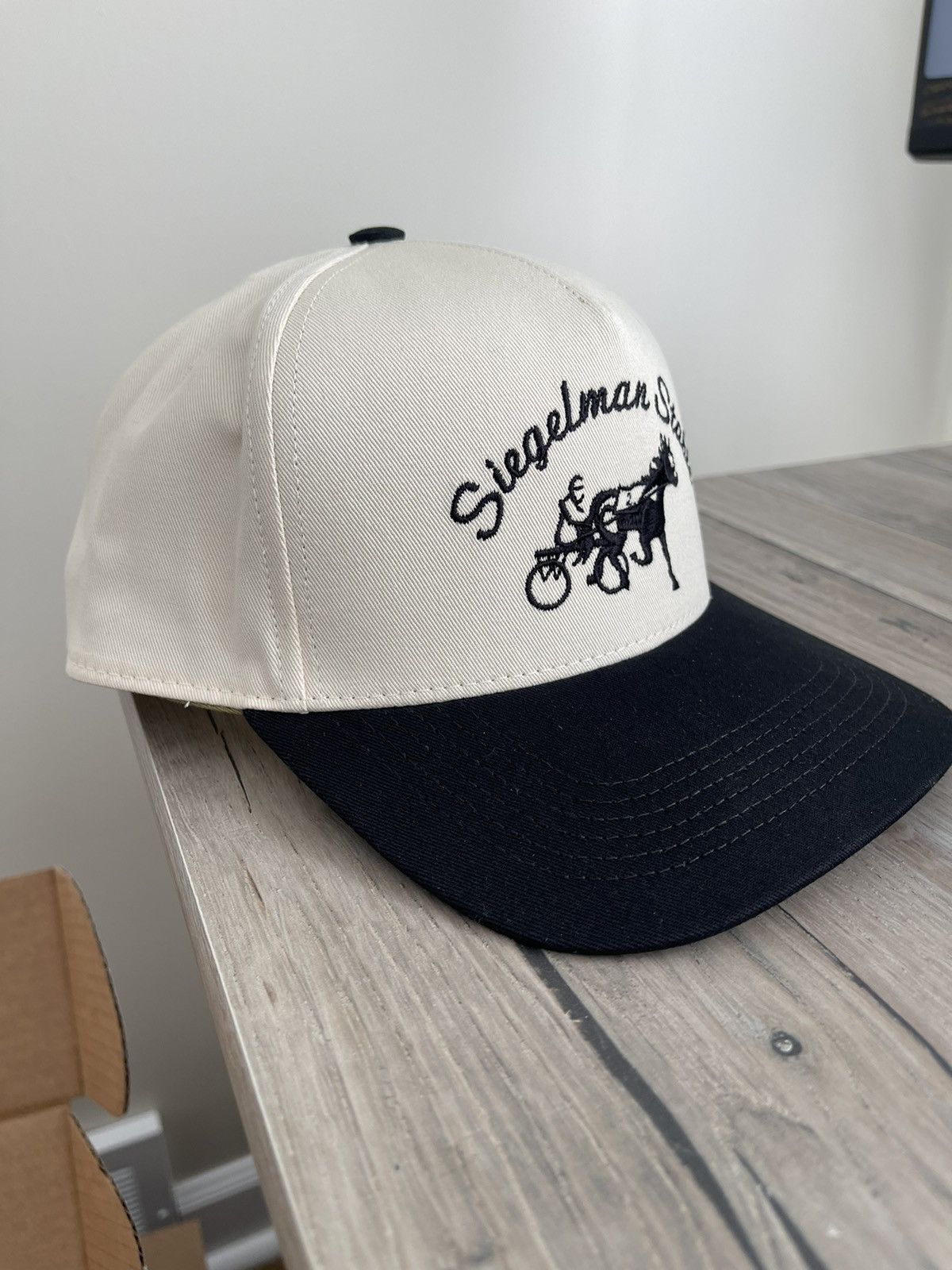 Siegelman Stable Siegelman Stable Black Cream Hat Grailed