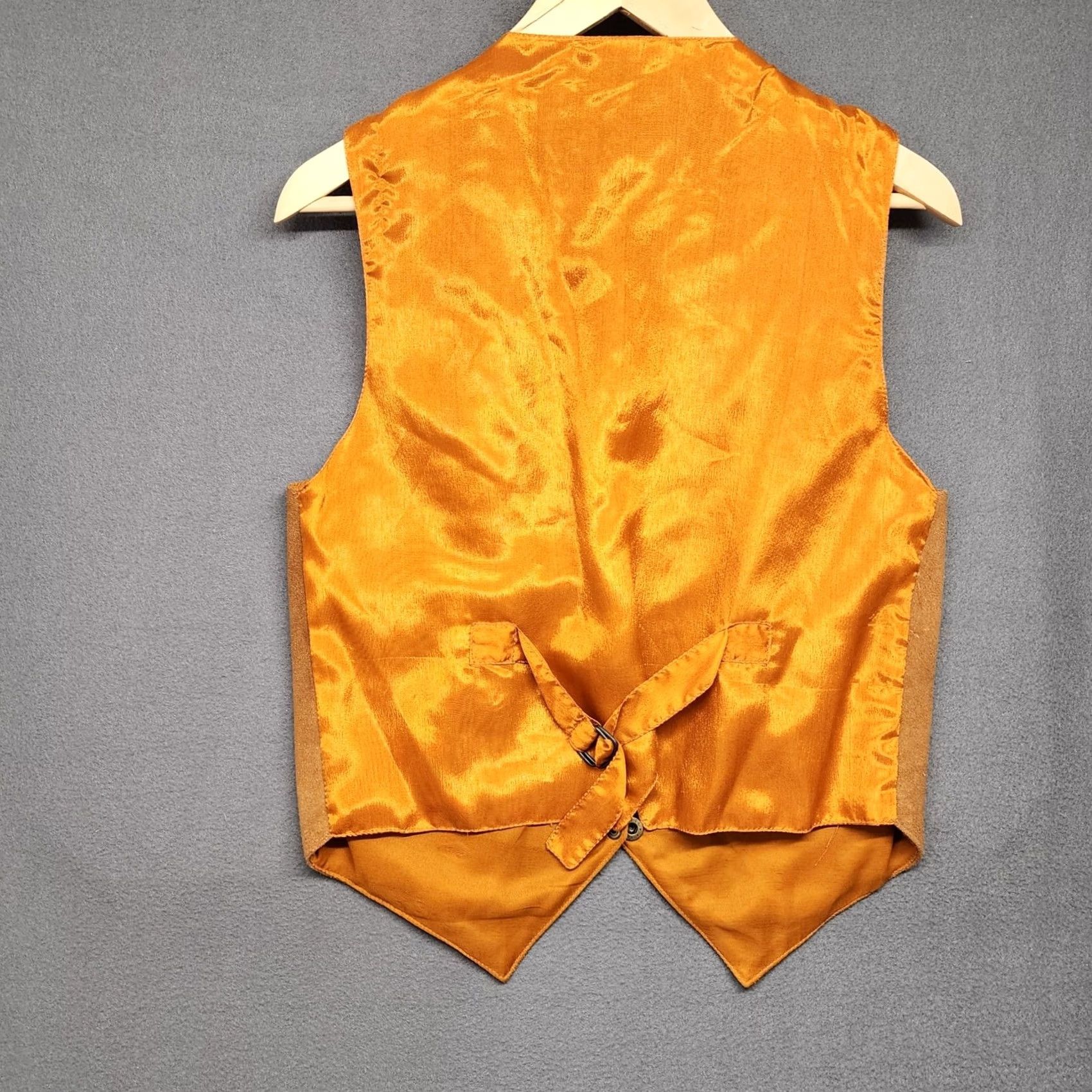 Vintage Posh Suede Leather Vest Womens Large Western Yellowstone Cowgirl Rancher Snap Vest Sleeveless Brown L Snap Womens Size L / US 10 / IT 46 - 2 Thumbnail