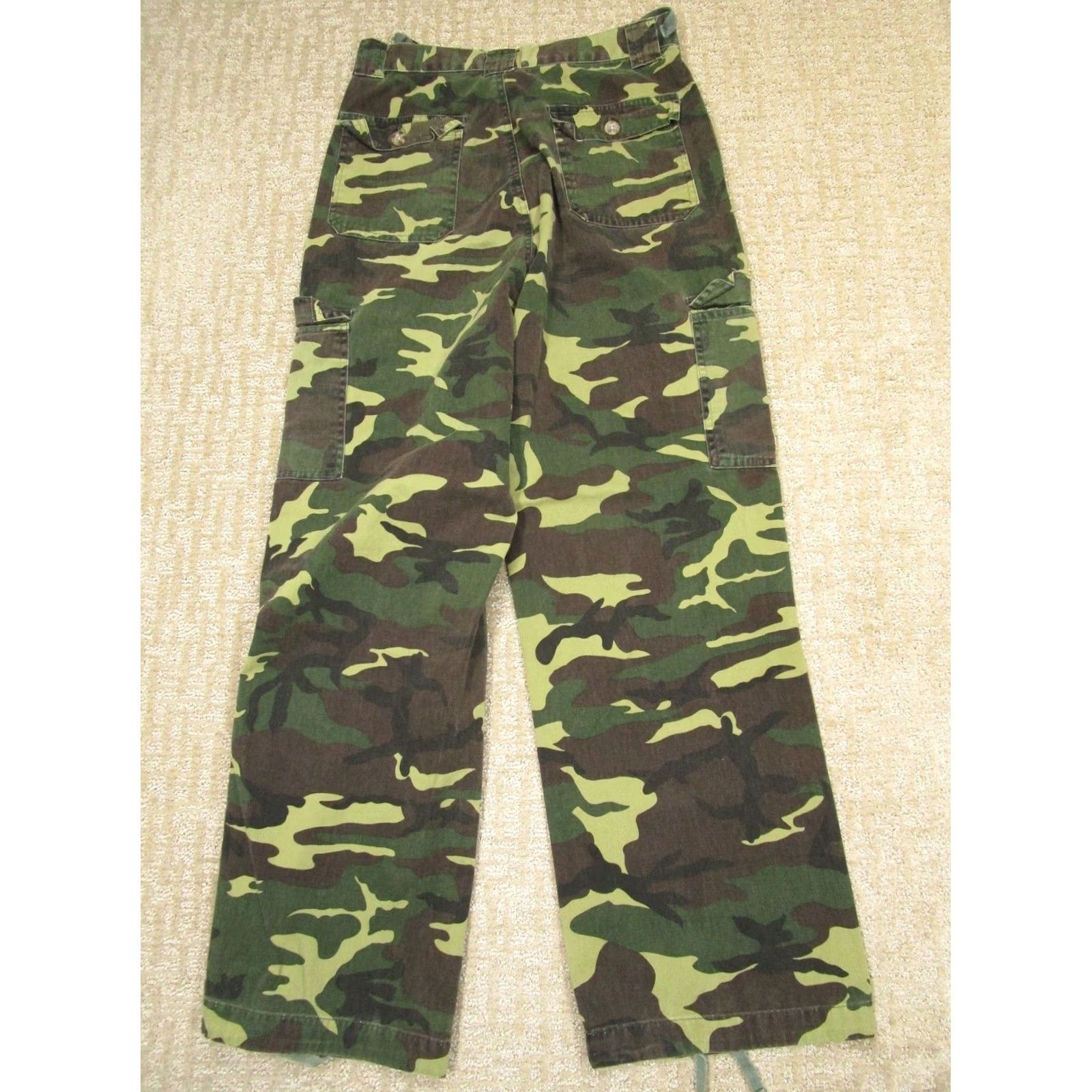 Vintage VINTAGE Game Winner Green Woodland Camo Cargo Pants Women L Regular Denim Cotton Cargo Pants Adult Womens Size 36" / US 14 / IT 50 - 3 Thumbnail