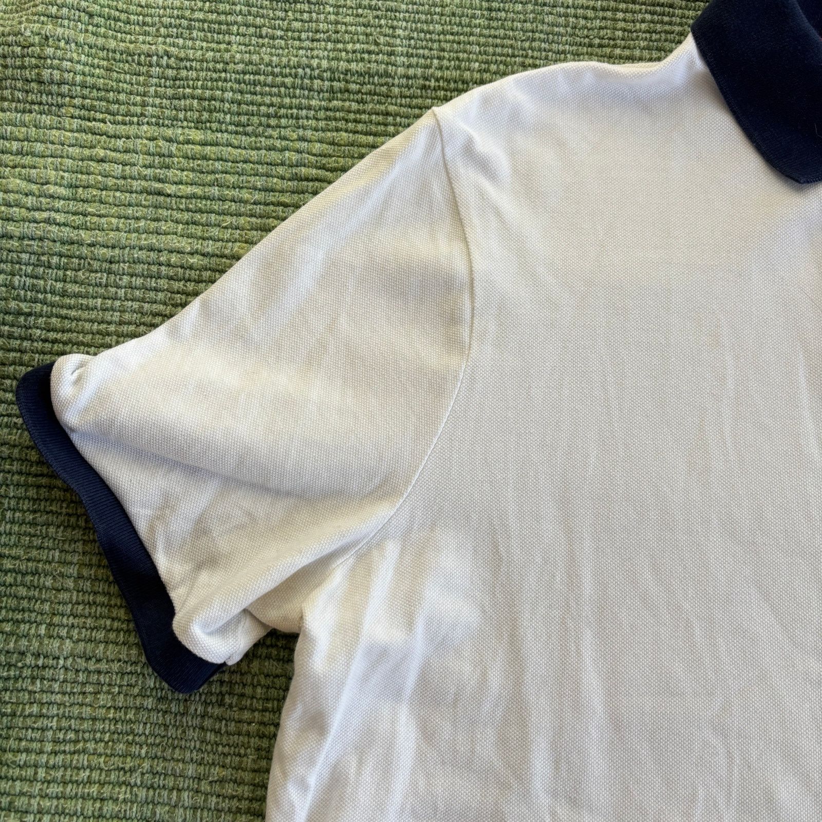 Polo Ralph Lauren Polo Ralph Lauren White/Blue Classic Fit Polo Shirt Large Size US L / EU 52-54 / 3 - 4 Thumbnail