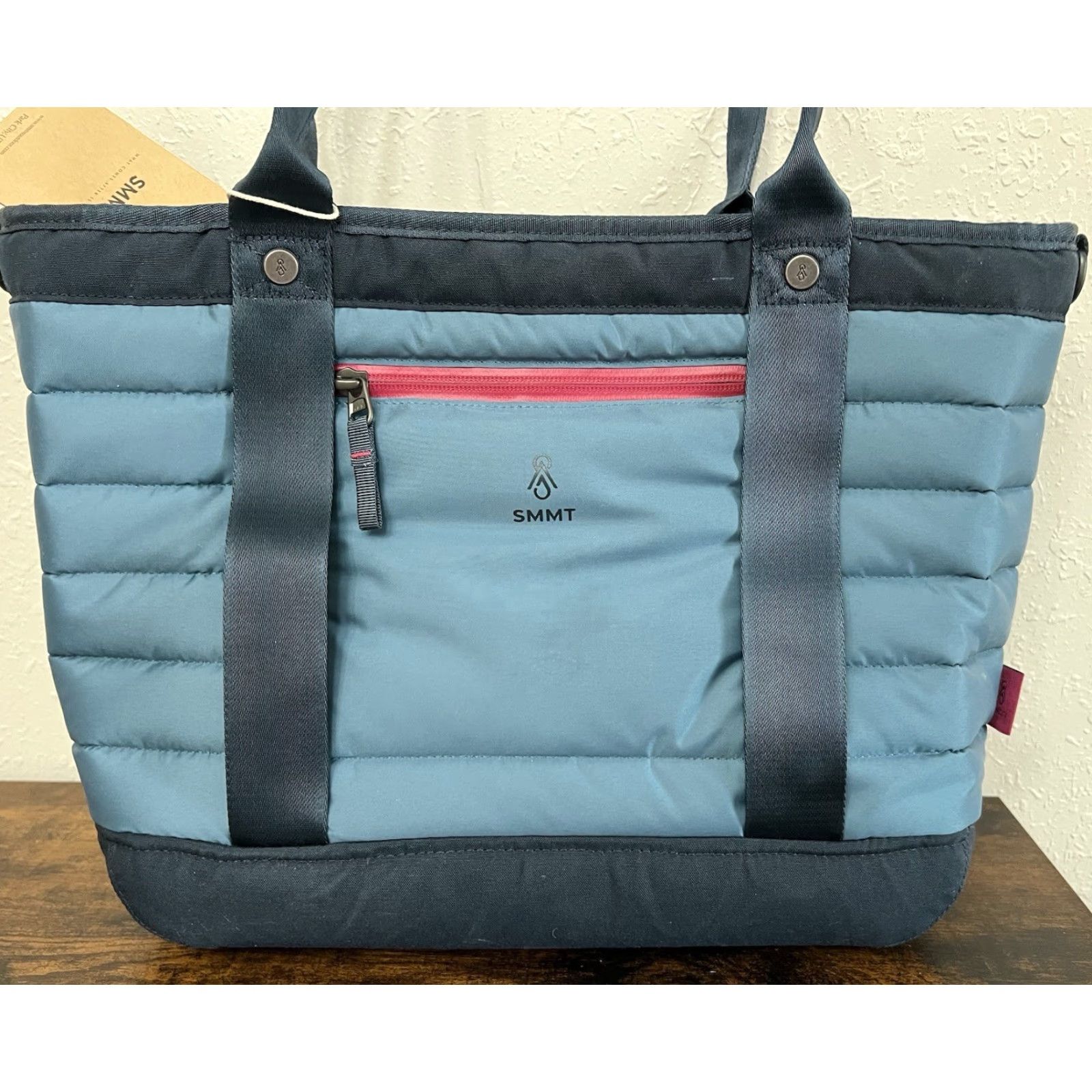 Vintage SMMT Powderloft Tote Bag 20L Insulated NWT Blue Unisex Adults Tote 11.75t x 17w x 5.75d Zip NWT 98 Size ONE SIZE - 3 Thumbnail