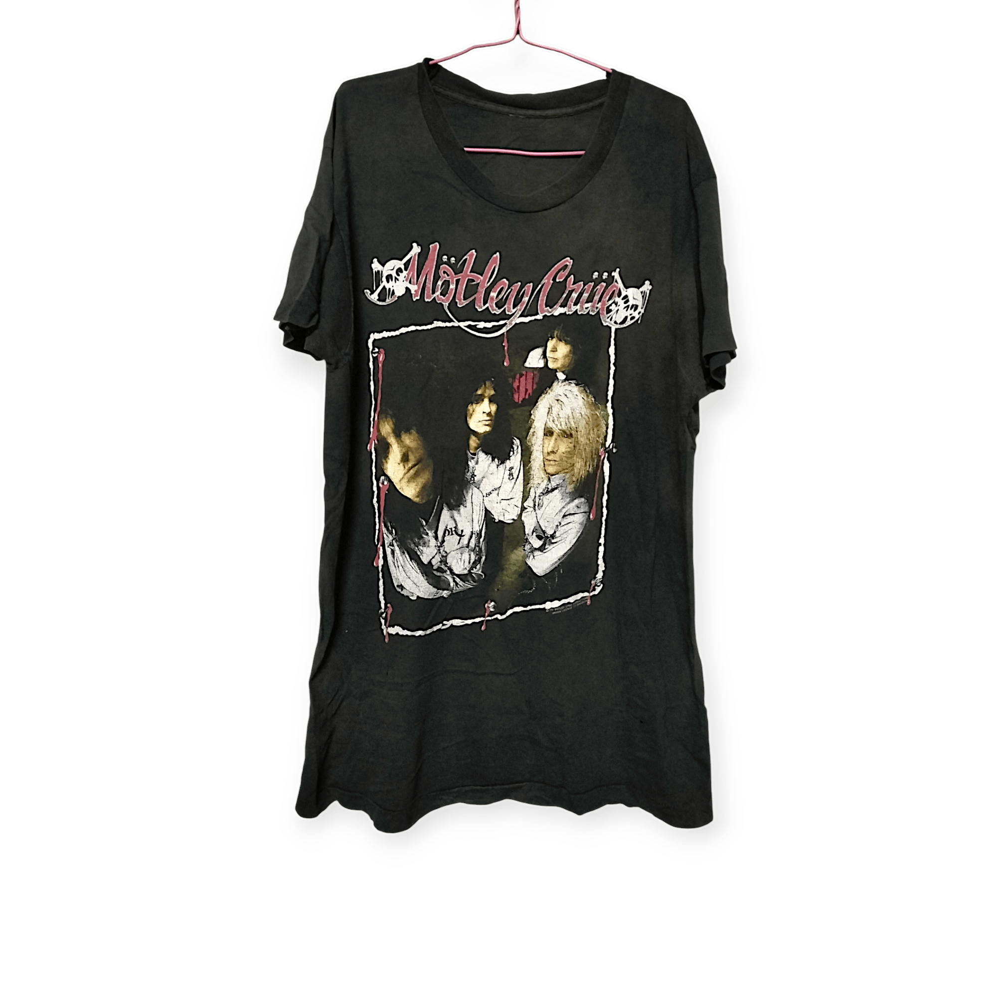 Band Tees × Vintage Vintage 80s Motley Cruel DrFeel Good 1989 Minor DISTRESSED Size US L / EU 52-54 / 3 - 1 Thumbnail