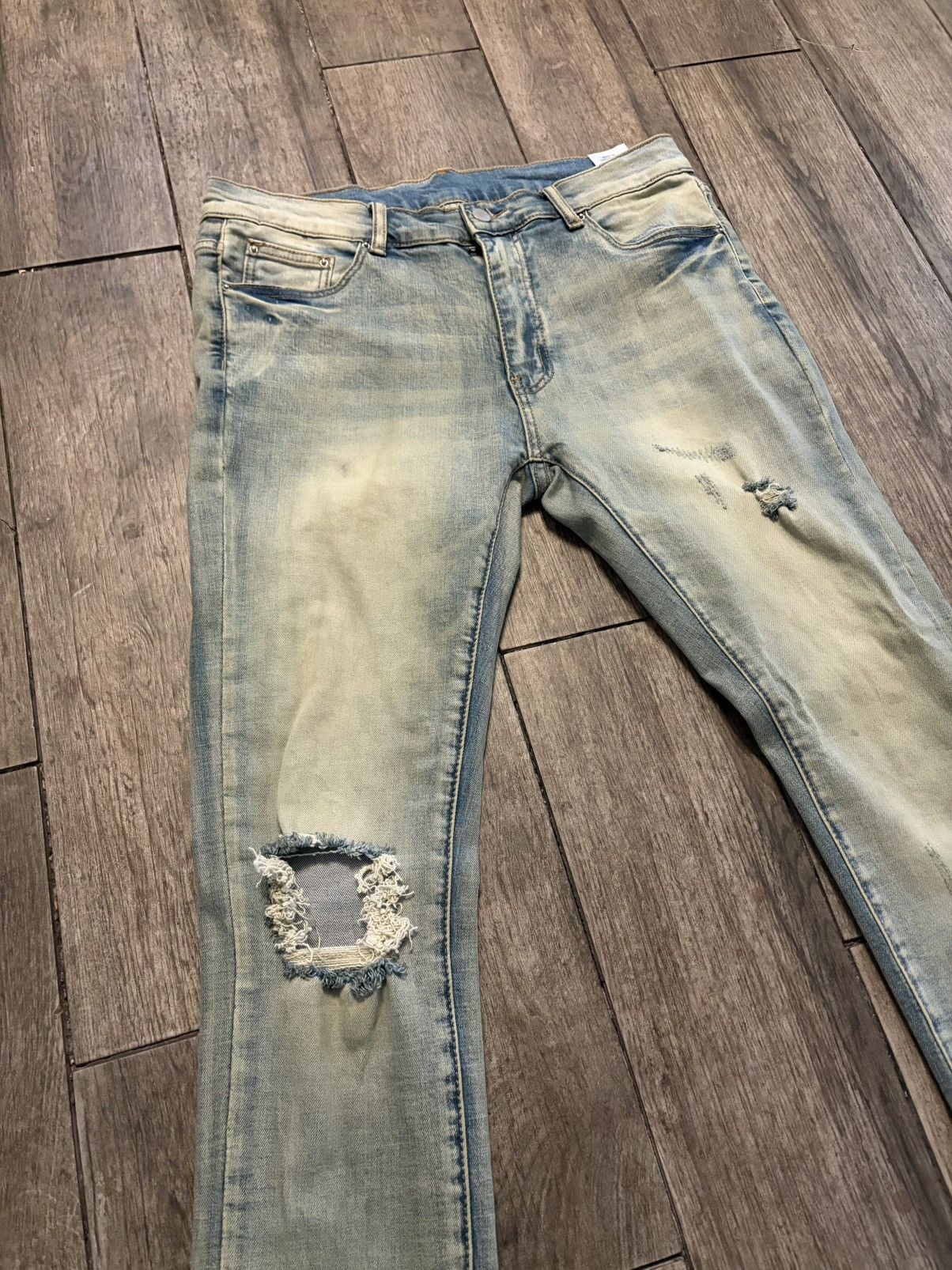 MNML Mnml X721 Dusted Skinny Denim Size US 33 - 3 Thumbnail