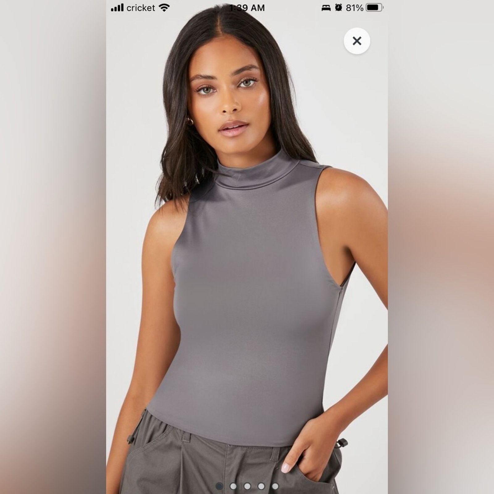 Forever 21 F21 • Black Cropped Tank Top • Size L Size L / US 10 / IT 46 - 1 Thumbnail