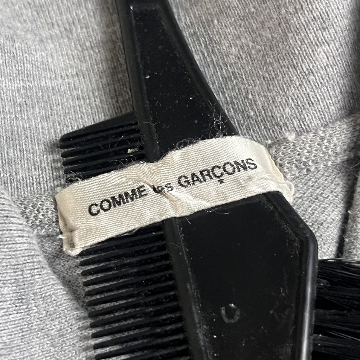 Comme des Garcons 90s Comme des Garcons Polo Shirt Gray 🌪️ Size US XXS / EU 40 - 5 Thumbnail