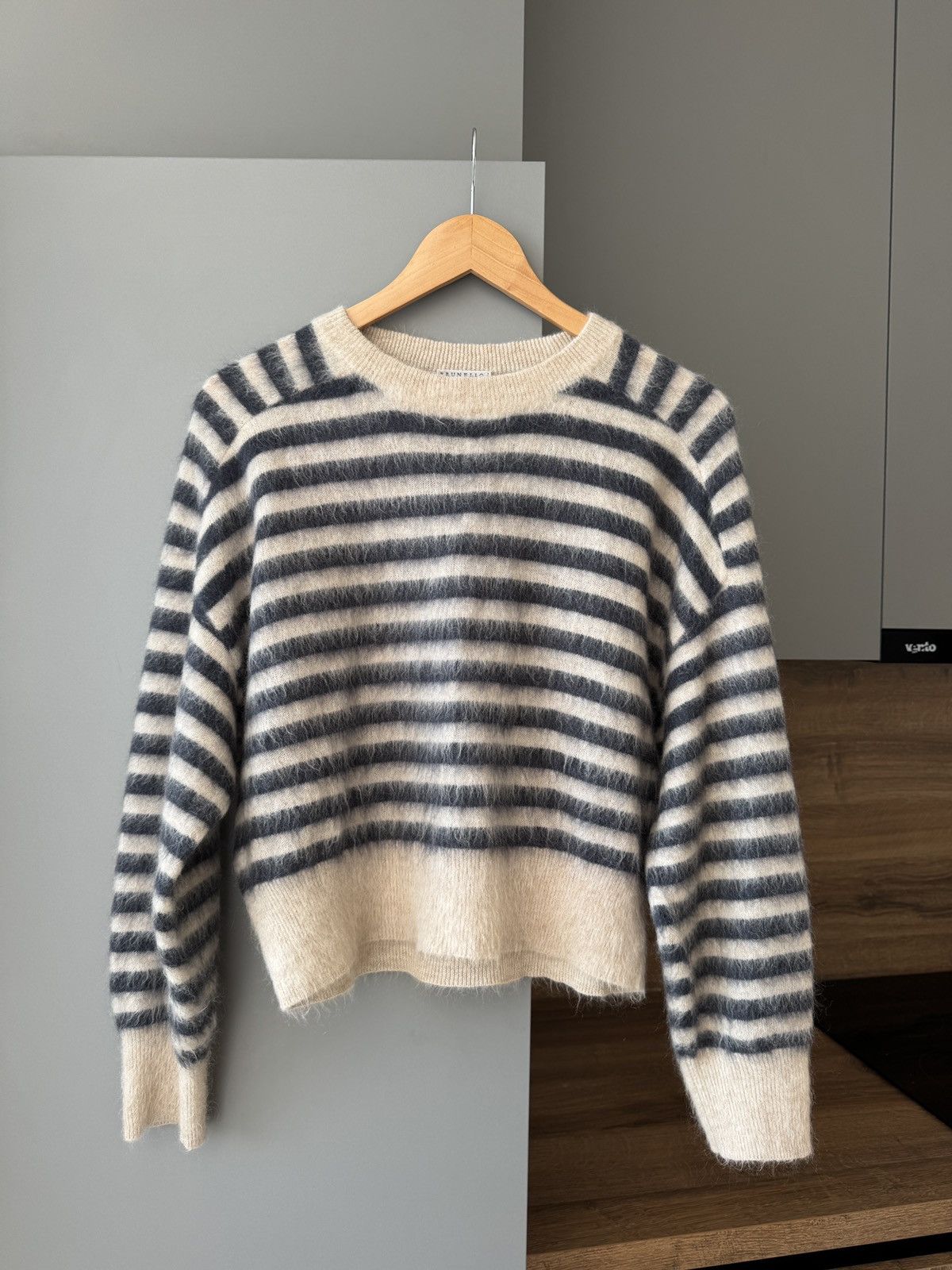 Brunello Cucinelli Brunello Cucinelli Crewneck Striped Sweater Size S / US 4 / IT 40 - 1 Thumbnail