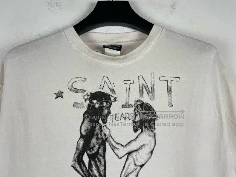 Saint Michael Saint Michael Saints washed old and destroyed short sleeve Size US L / EU 52-54 / 3 - 2 Thumbnail