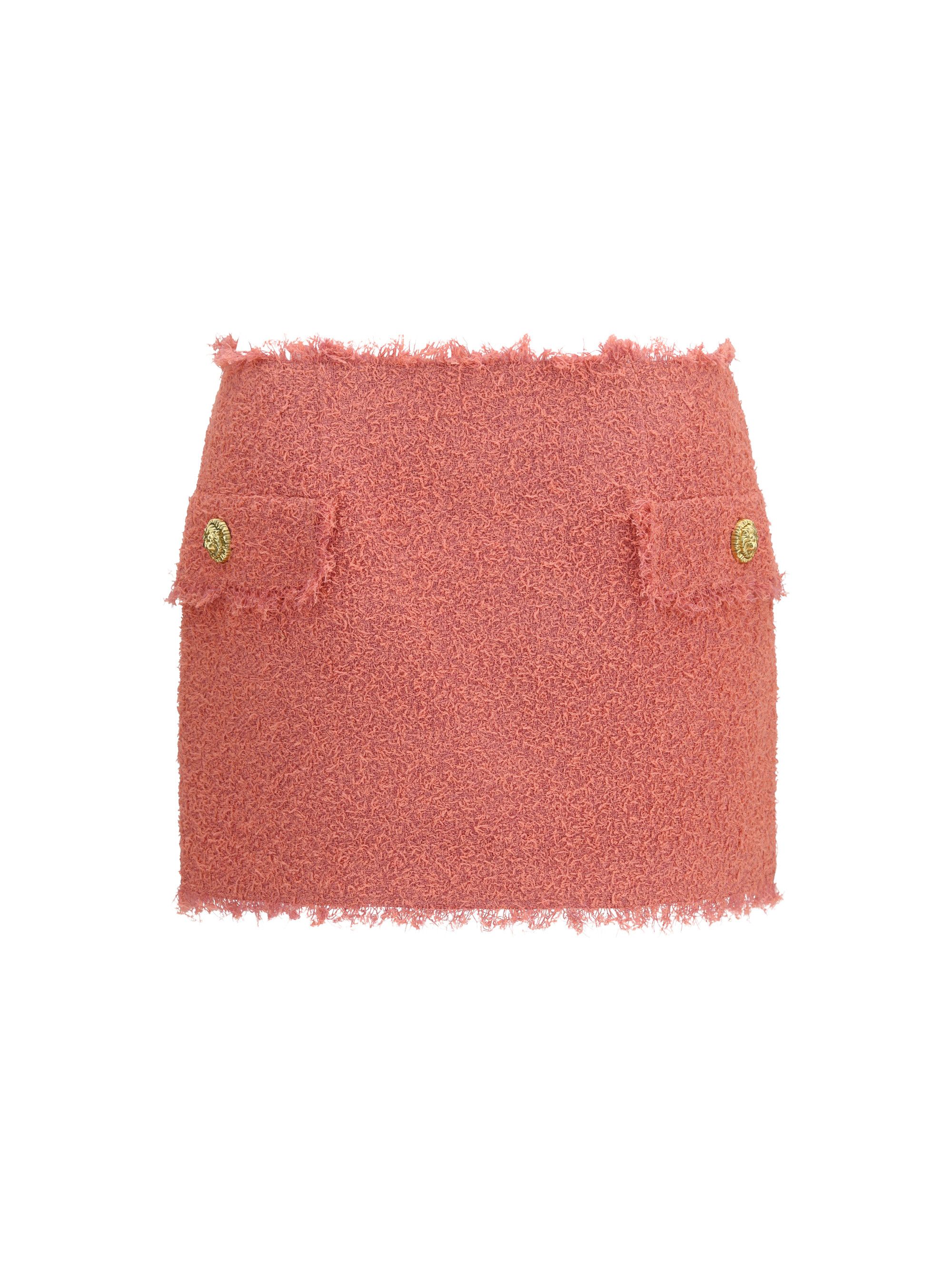 Balmain Tweed mini Skirt Size 32" / US 10 / IT 46 - 1 Thumbnail
