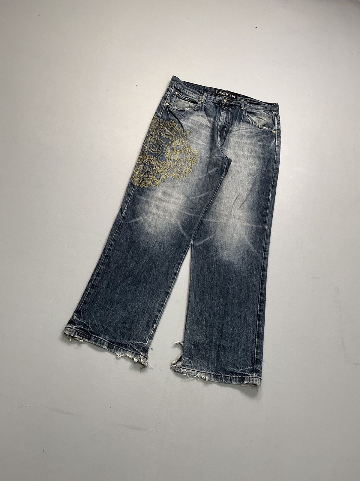 Wrung Vintage wrung Davidson embroidered denim Size US 36 / EU 52 - 3 Thumbnail