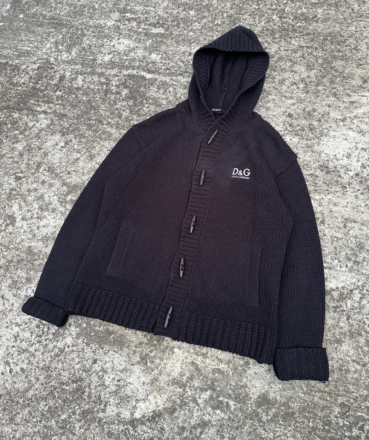 Designer Y2K Dolce&Gabbana D&G Knitwear Jackets Streetwear Rare Style Size US L / EU 52-54 / 3 - 1 Thumbnail