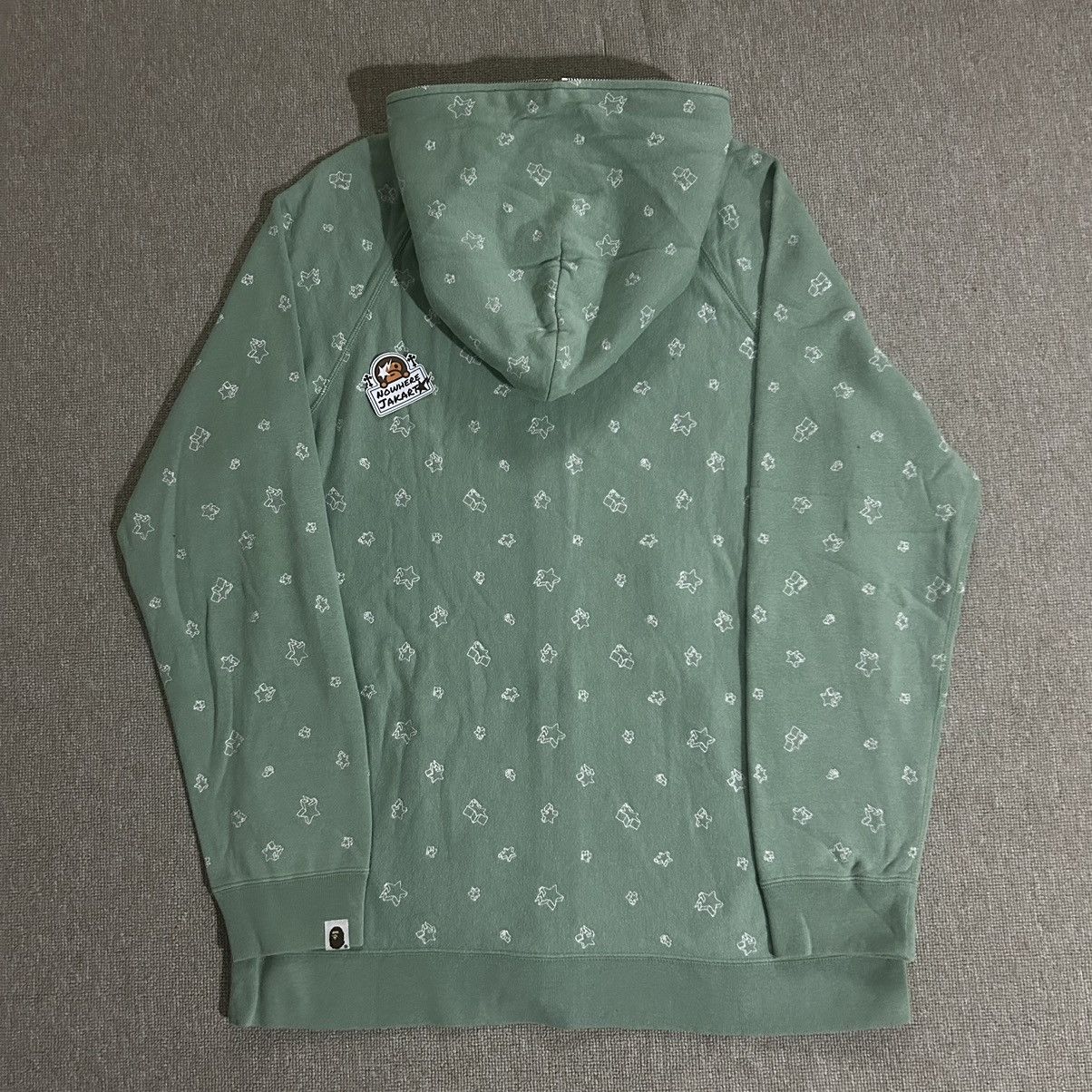 Bape Bape Bapesta Mint Full Zip Hoodie Size US XL / EU 56 / 4 - 7 Thumbnail
