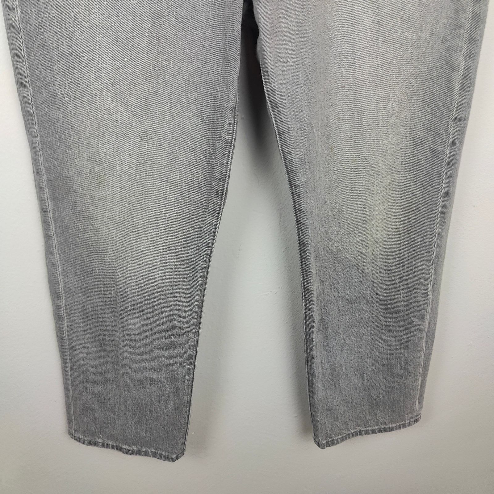 Ann Taylor Ann Taylor The Straight Crop Jeans Womens 8 Gray Wash Size 30" / US 8 / IT 44 - 4 Thumbnail