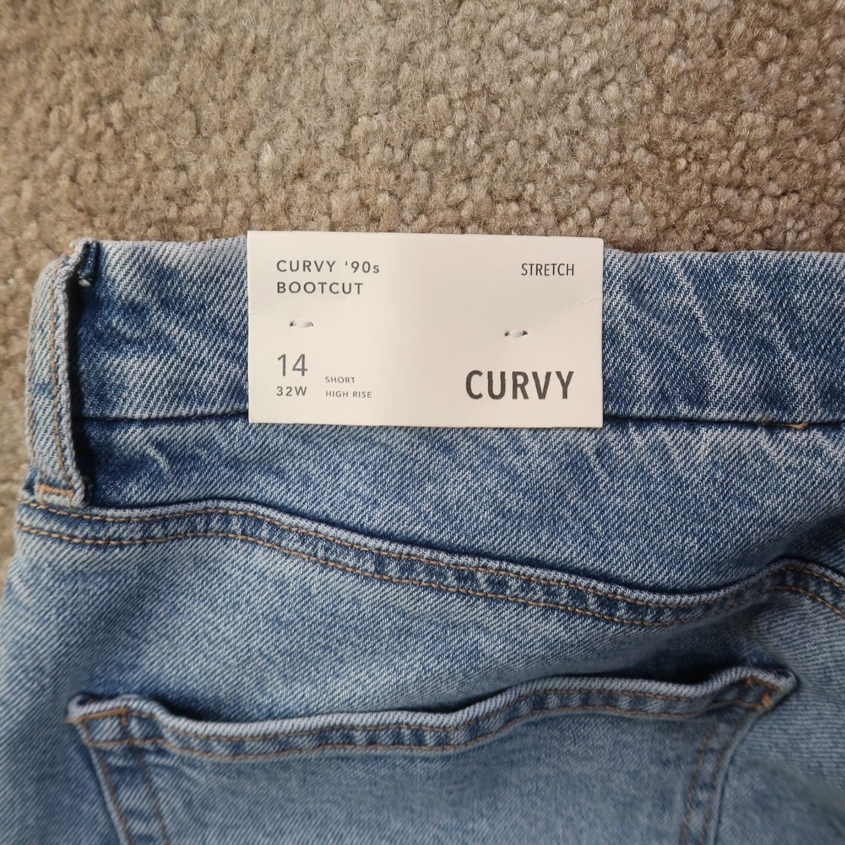 American Eagle Outfitters American Eagle Outfitters Jeans Women's 14 Blue Denim Bootcut High Rise Stretch 90s Curvy 5-Pocket Denim Size 36" / US 14 / IT 50 - 7 Thumbnail