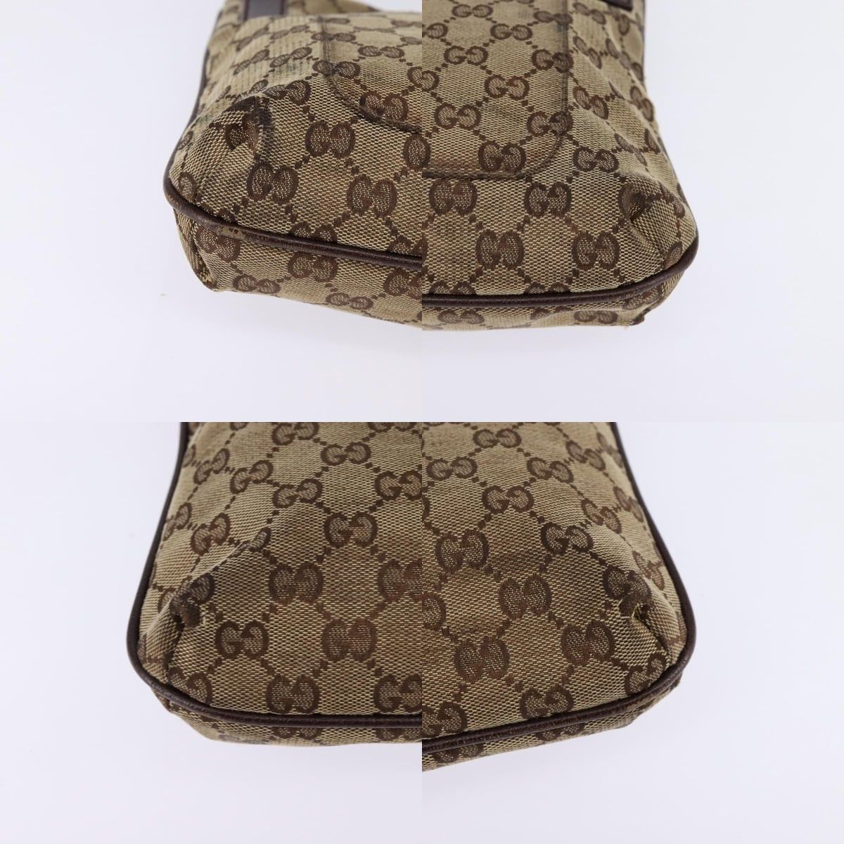 Gucci GUCCI GG Canvas Shoulder Bag Beige Silver Size ONE SIZE - 10 Thumbnail