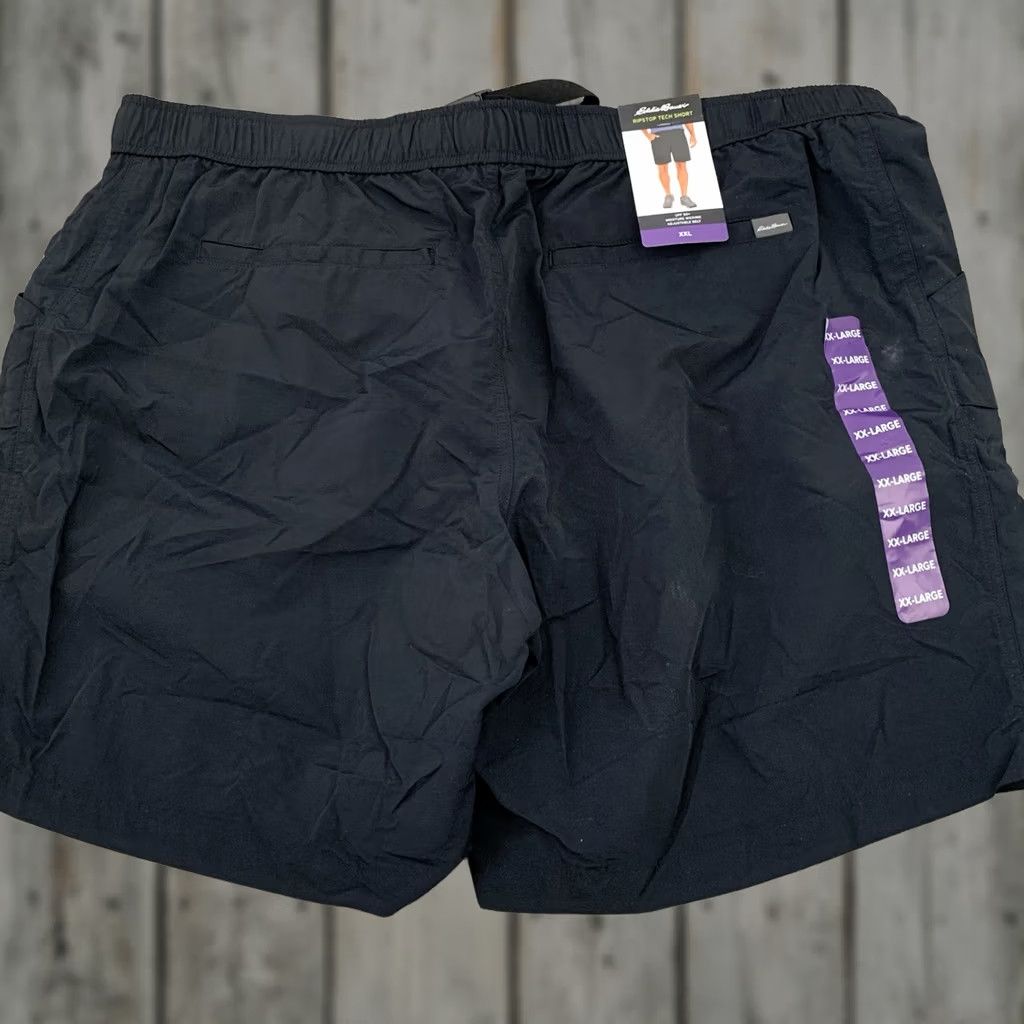 Eddie Bauer Eddie Bauer Ripstop Tech Short Mens Belted Wicking UPF 50+ Nylon XXL Black NEW Size US 39 - 1 Thumbnail