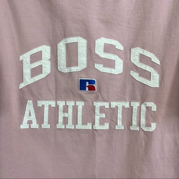 Hugo Boss × NBA × Russell Athletic BOSS x Russell Athletic Logomania T Shirt Runway Size US L / EU 52-54 / 3 - 3 Thumbnail