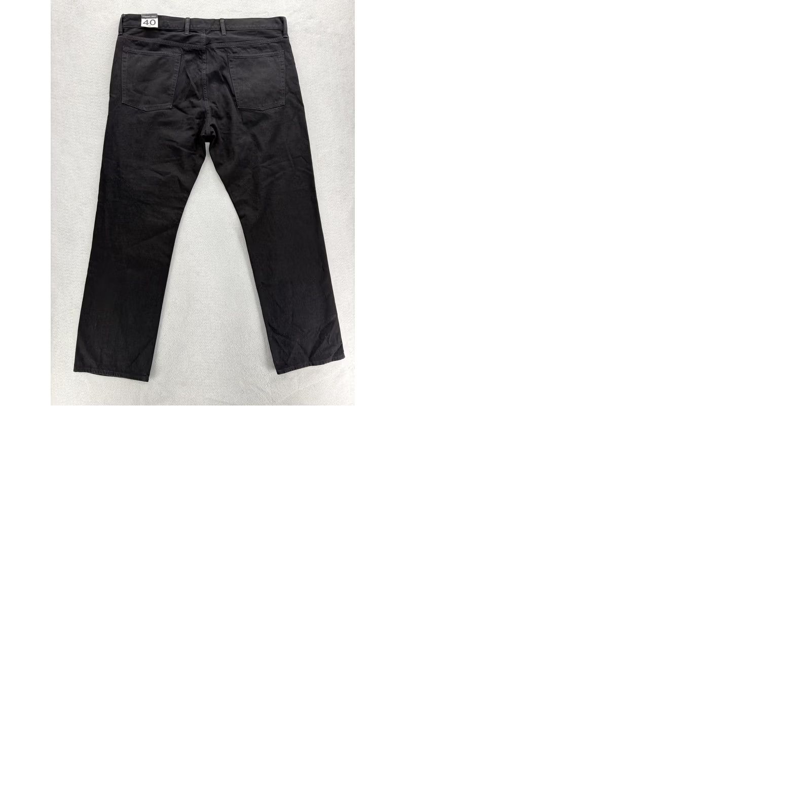 Gap Gap Jeans Mens 40x32 Denim Straight Black Dark Wash NWT Regular Pants Waist 40 Inseam 32 Cotton Zip Size US 40 / EU 56 - 9 Thumbnail