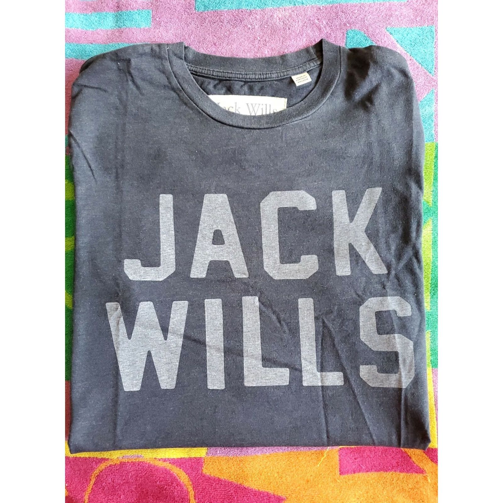 Jack Wills Jack Wills T Shirt Unisex Adults XS Short Sleeve Crew Neck Logo University Outfitters Blue/Gray Solid Vintage No N/A Size US XS / EU 42 / 0 - 2 Thumbnail
