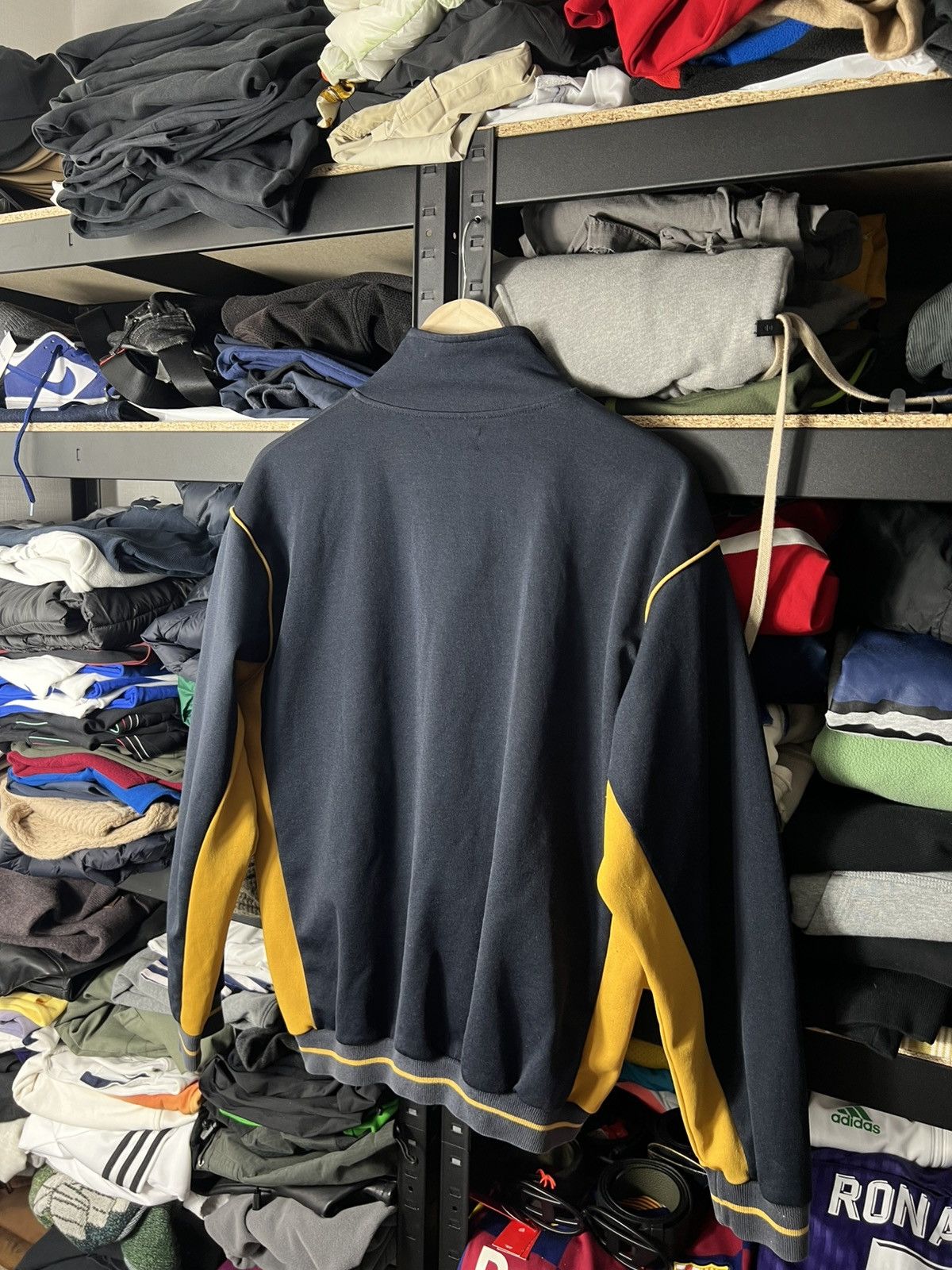 Fred Perry Vintage Fred Perry Track Jacket Y2K Black Yellow 90s Size M Size US M / EU 48-50 / 2 - 8 Thumbnail