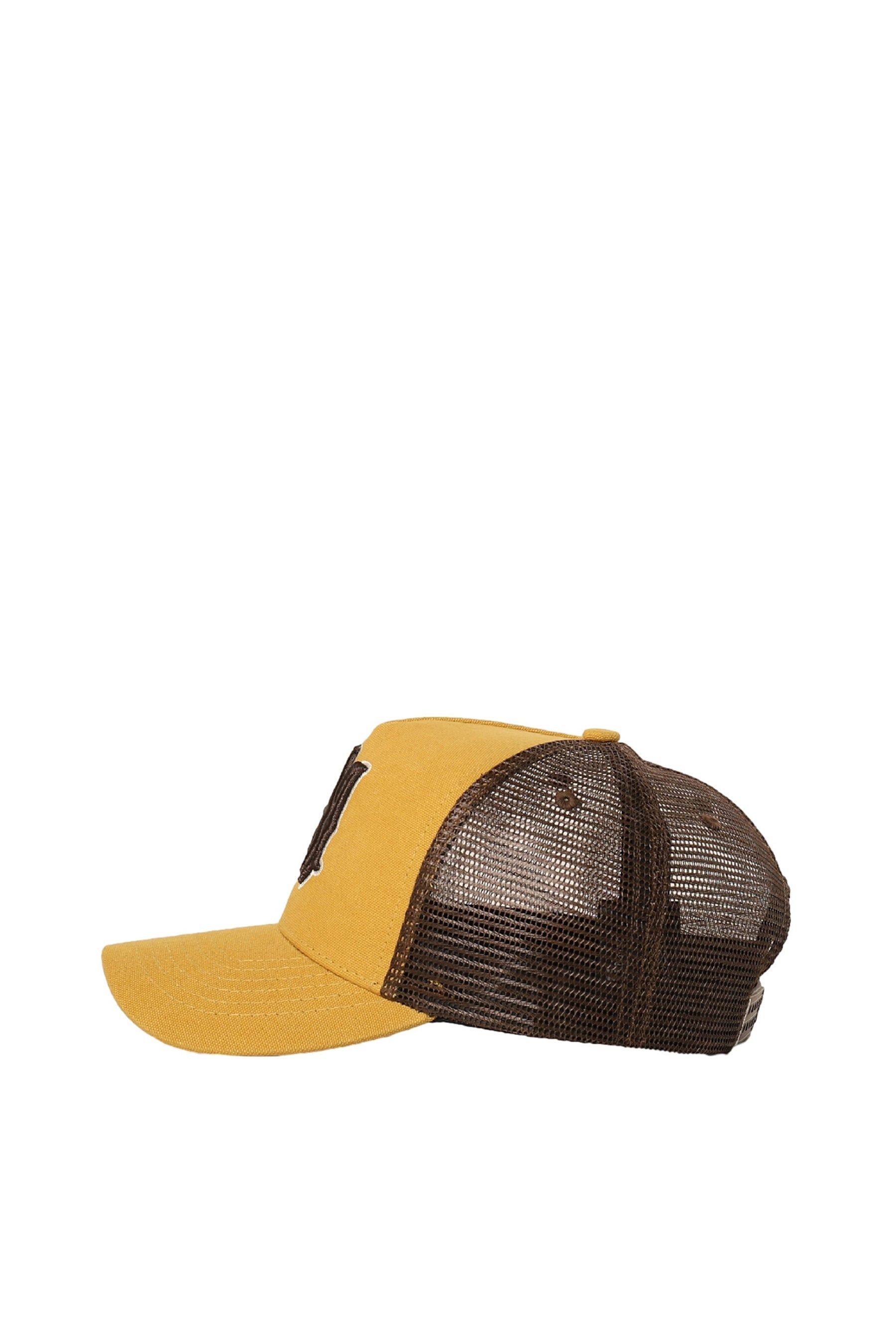 Amiri oc11z0325 Size: OS / MA Trucker Hat / Cap in Yellow/Brown Size ONE SIZE - 3 Thumbnail