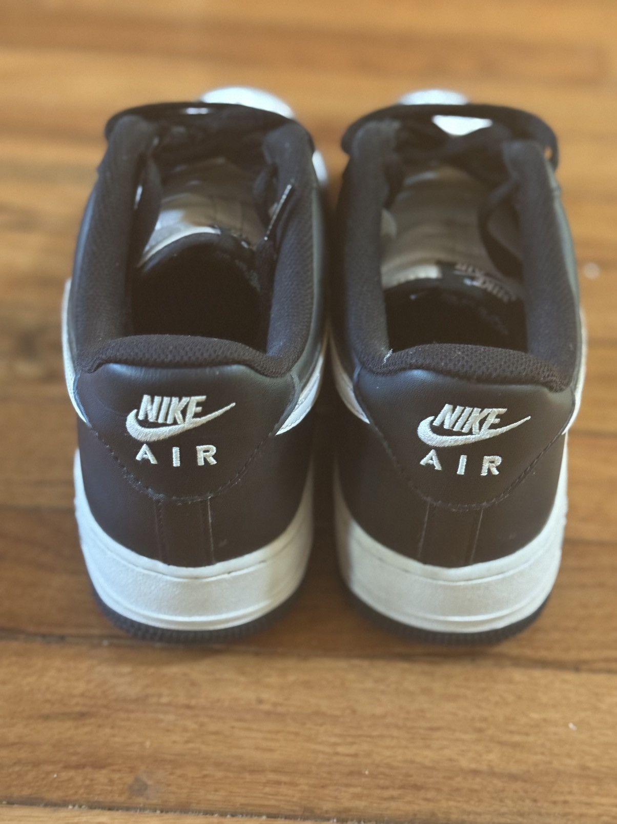 Nike Nike Air Force 1 Low ‘09 Panda White Swoosh Size US 11 / EU 44 - 4 Thumbnail