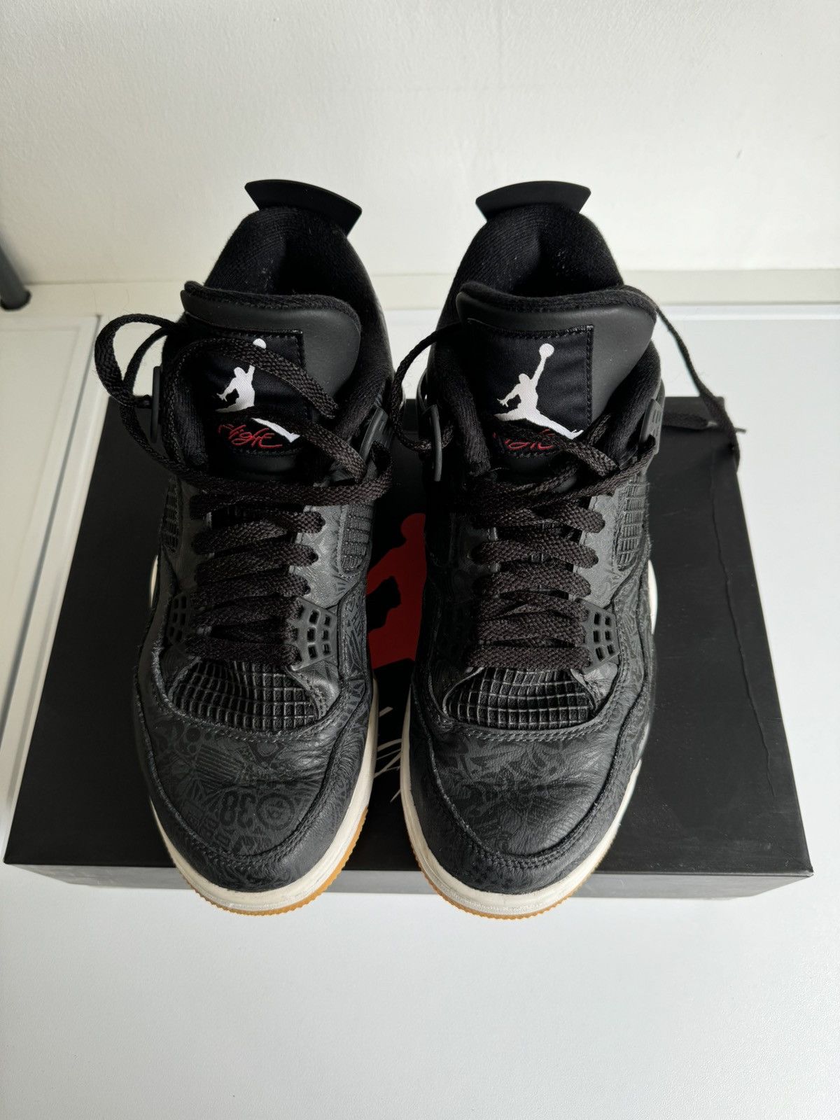 Jordan Brand Jordan 4 laser black Size US 8.5 / EU 41-42 - 4 Thumbnail