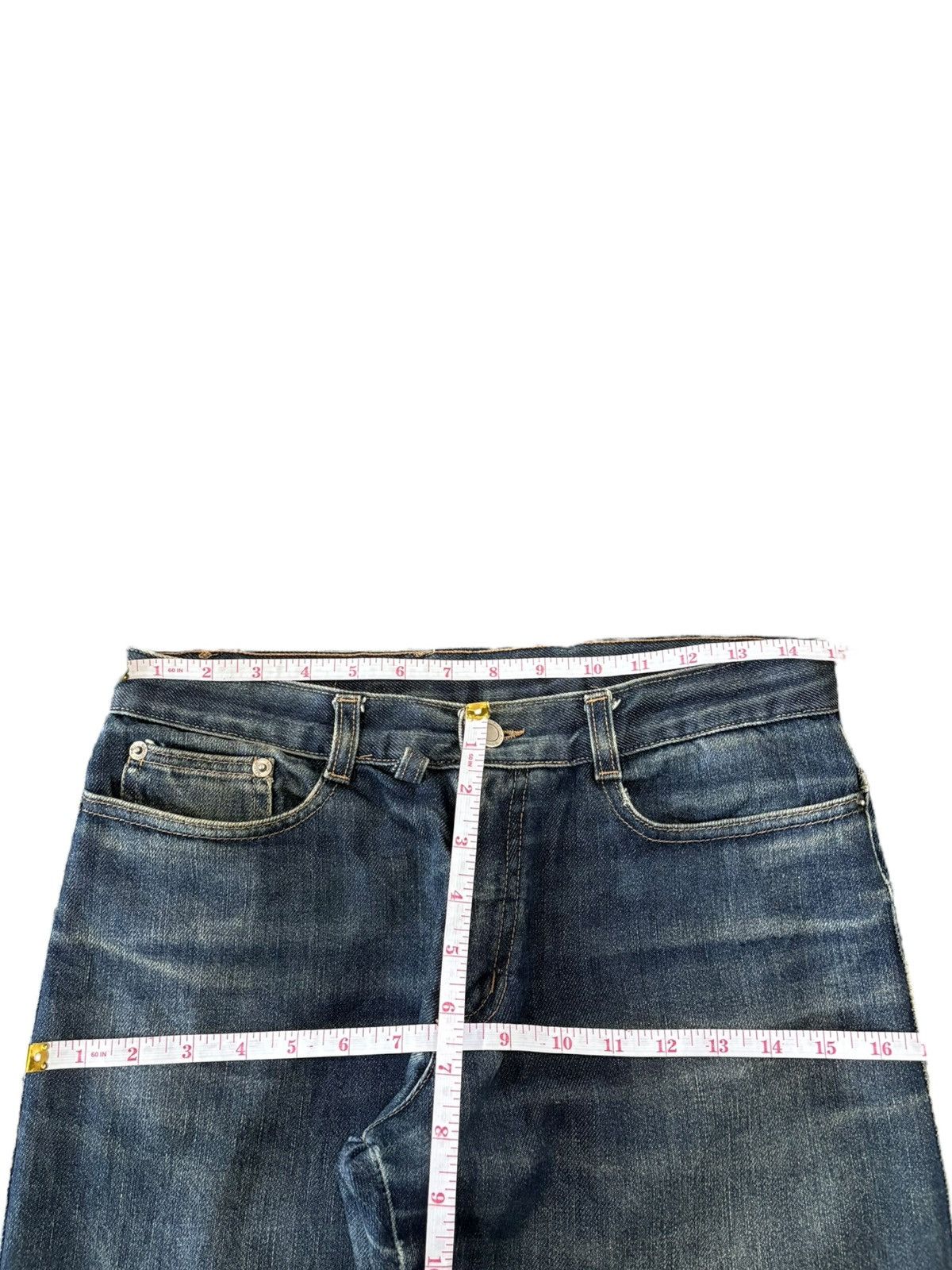 Neil Barrett Vintage Italy Neil Barrett Blue Wash Loose Jeans Size 30" / US 8 / IT 44 - 11 Thumbnail