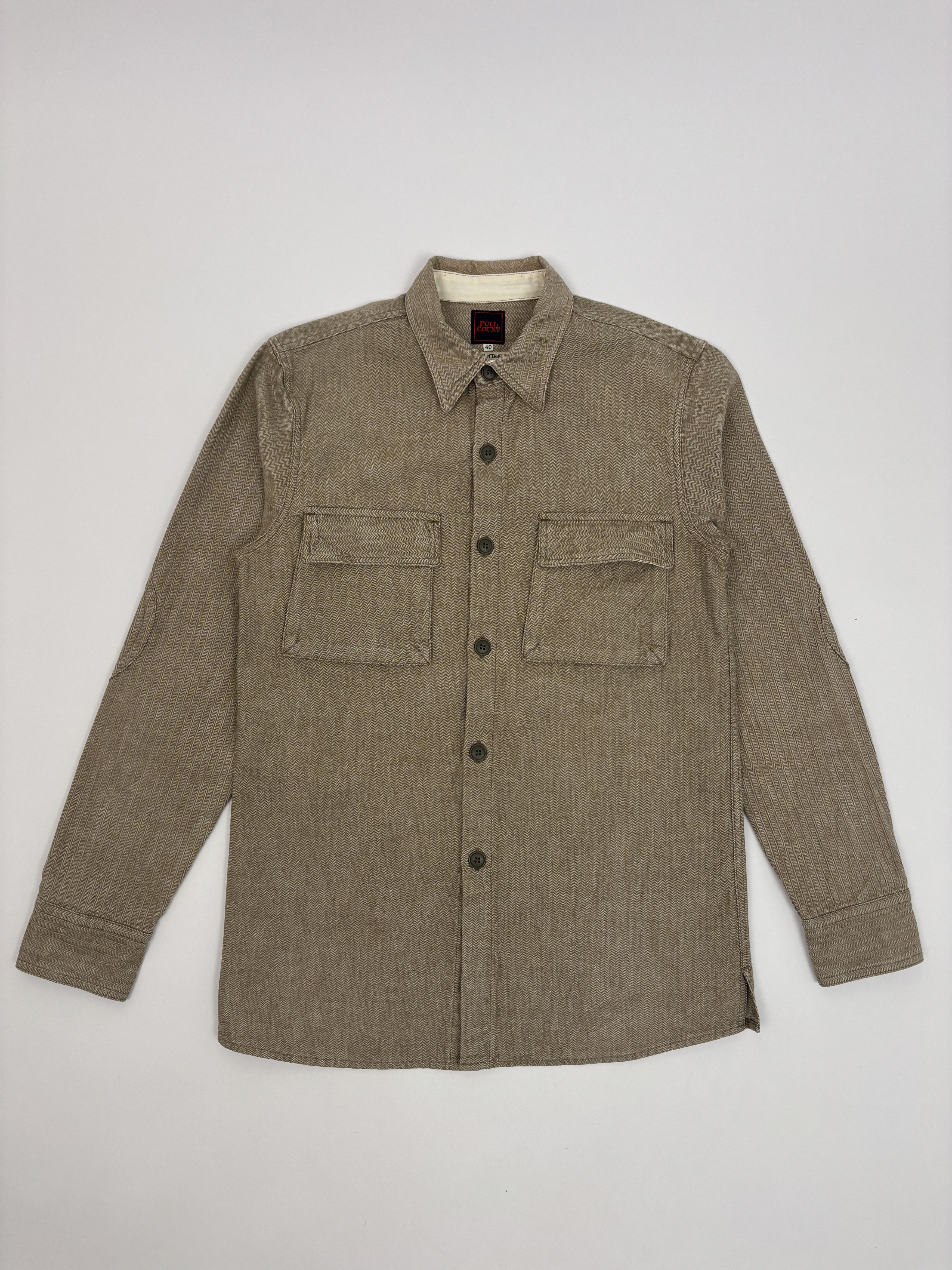 Full Count & Co. Fullcount Herringbone Work Shirt Size US L / EU 52-54 / 3 - 2 Thumbnail