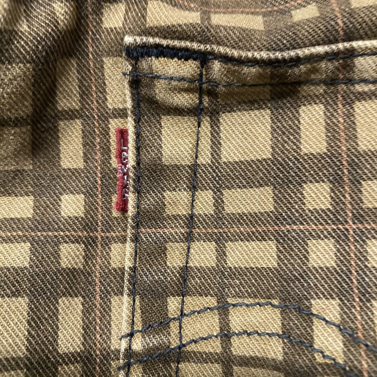 Levi's Vintage Levis 505 Brown Checkered Jeans Size US 32 / EU 48 - 13 Thumbnail