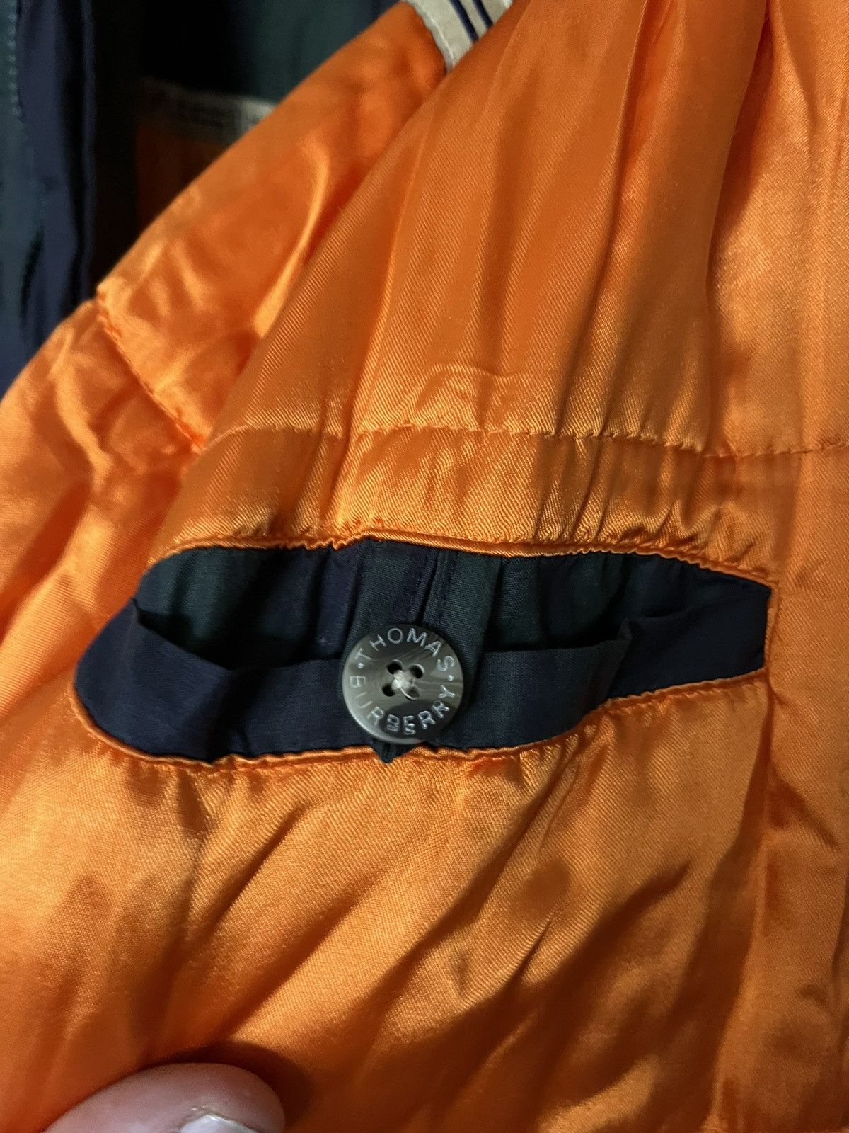 Burberry × Designer × Vintage Vintage 90’s Thomas Burberry Puffer Jacket Luxury Designer Size US XL / EU 56 / 4 - 11 Thumbnail
