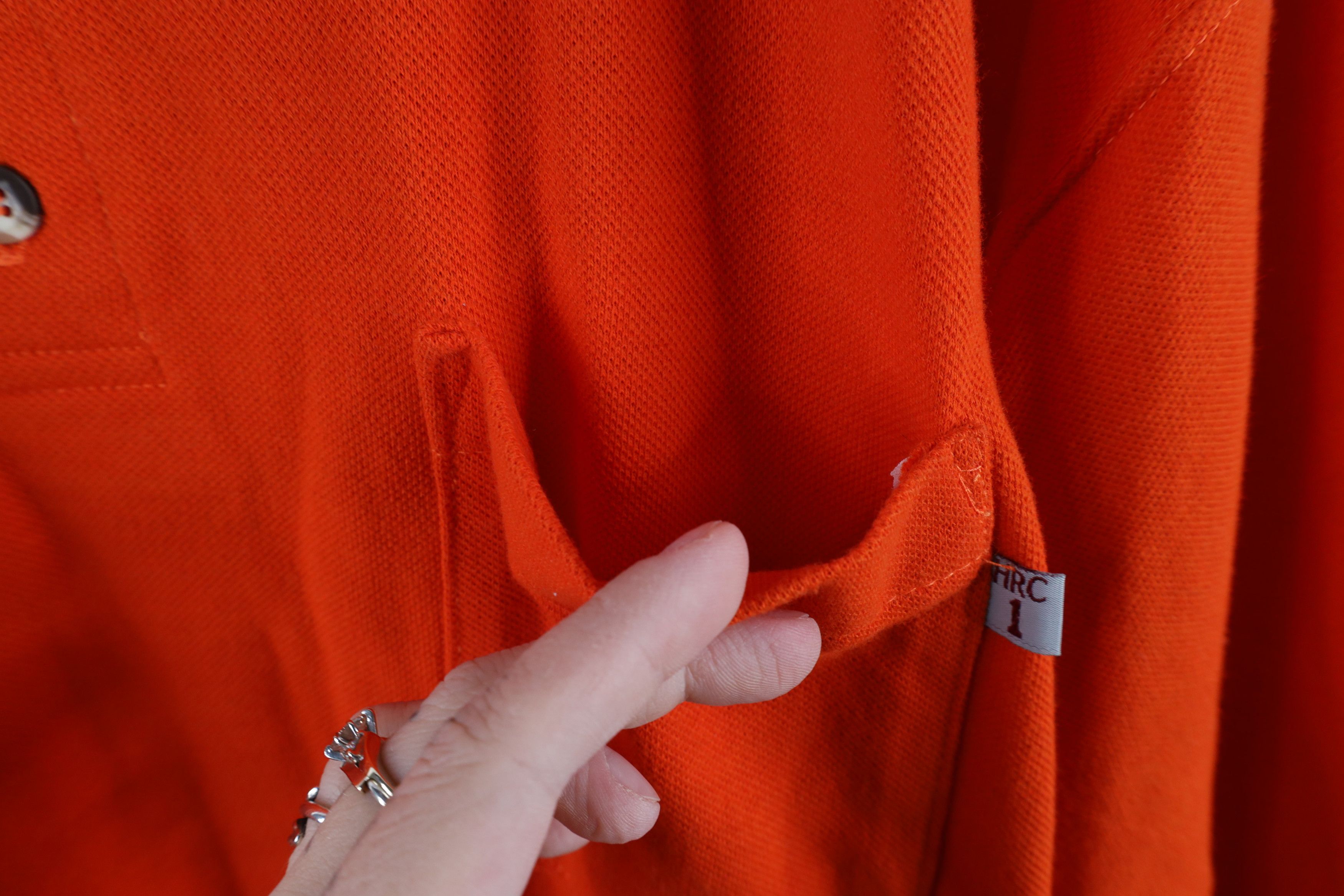 Vintage Tyndale FR Resistant ATPV 6.1 Work Henley T-Shirt Orange USA Size US XXL / EU 58 / 5 - 5 Thumbnail