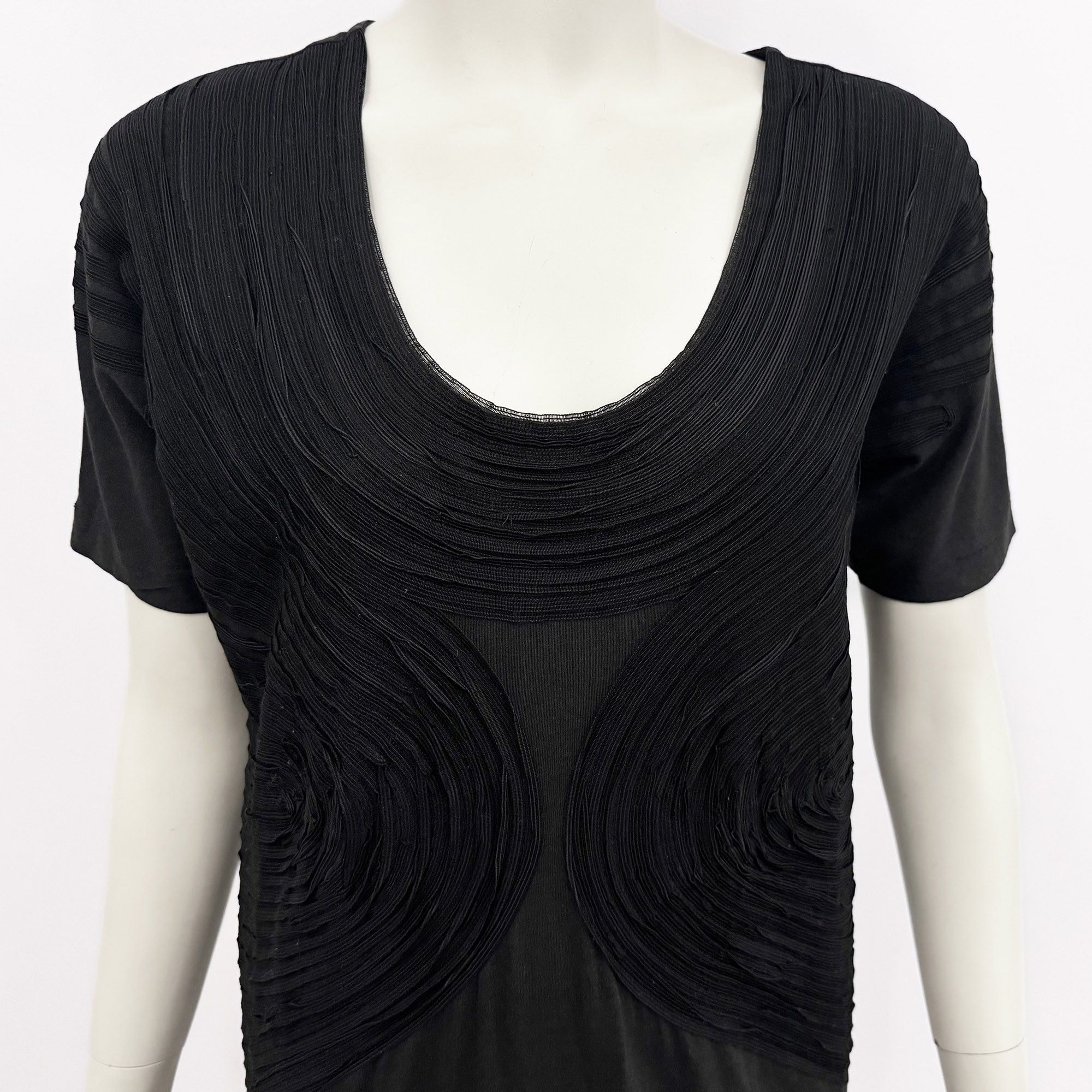 Diesel Black Gold Diesel cotton modal mini dress in black size M Size M / US 6-8 / IT 42-44 - 6 Thumbnail