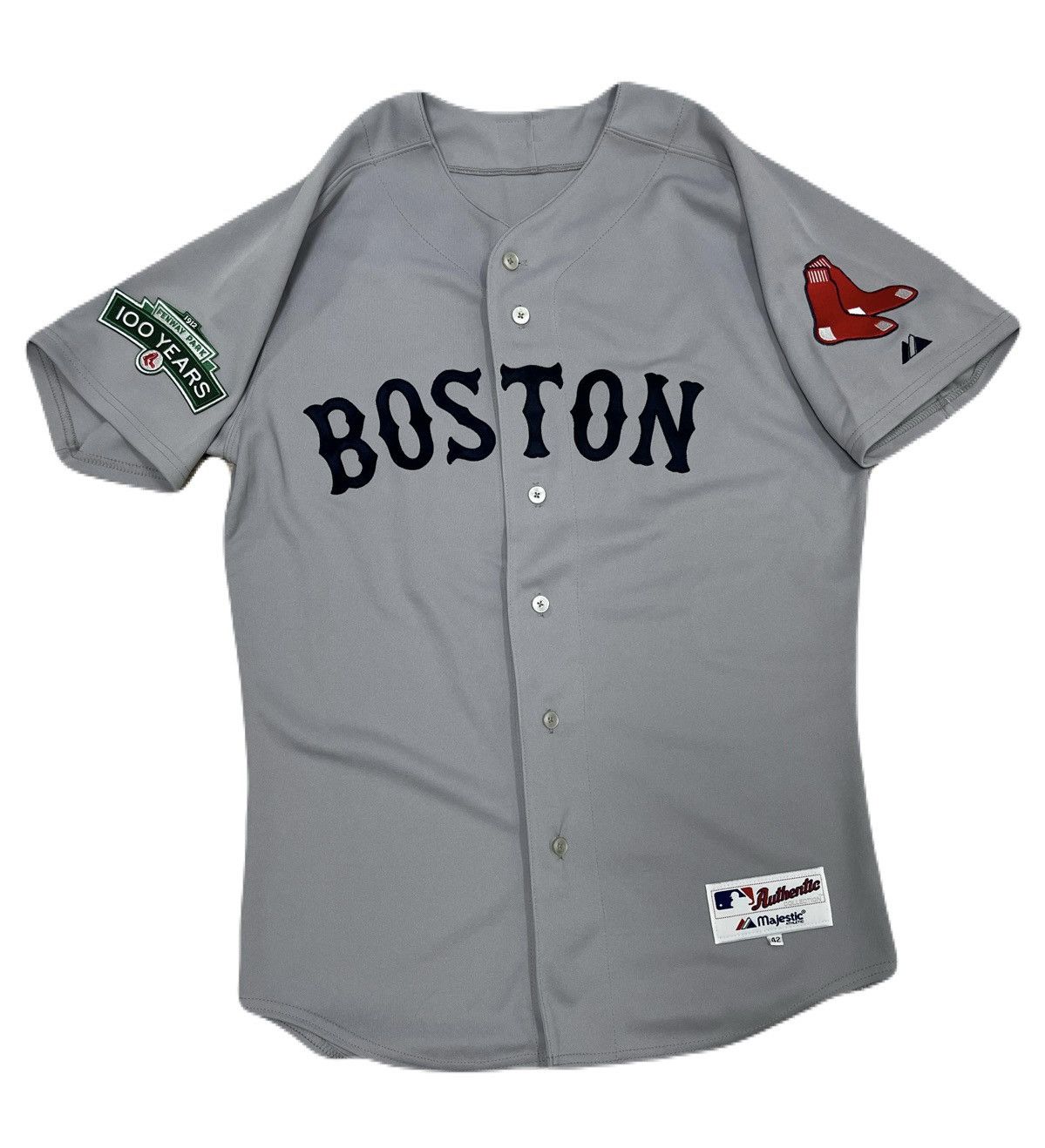 Majestic Matsuzaka Boston Red Sox Authentic Away Gray Jersey Size US S / EU 44-46 / 1 - 2 Thumbnail