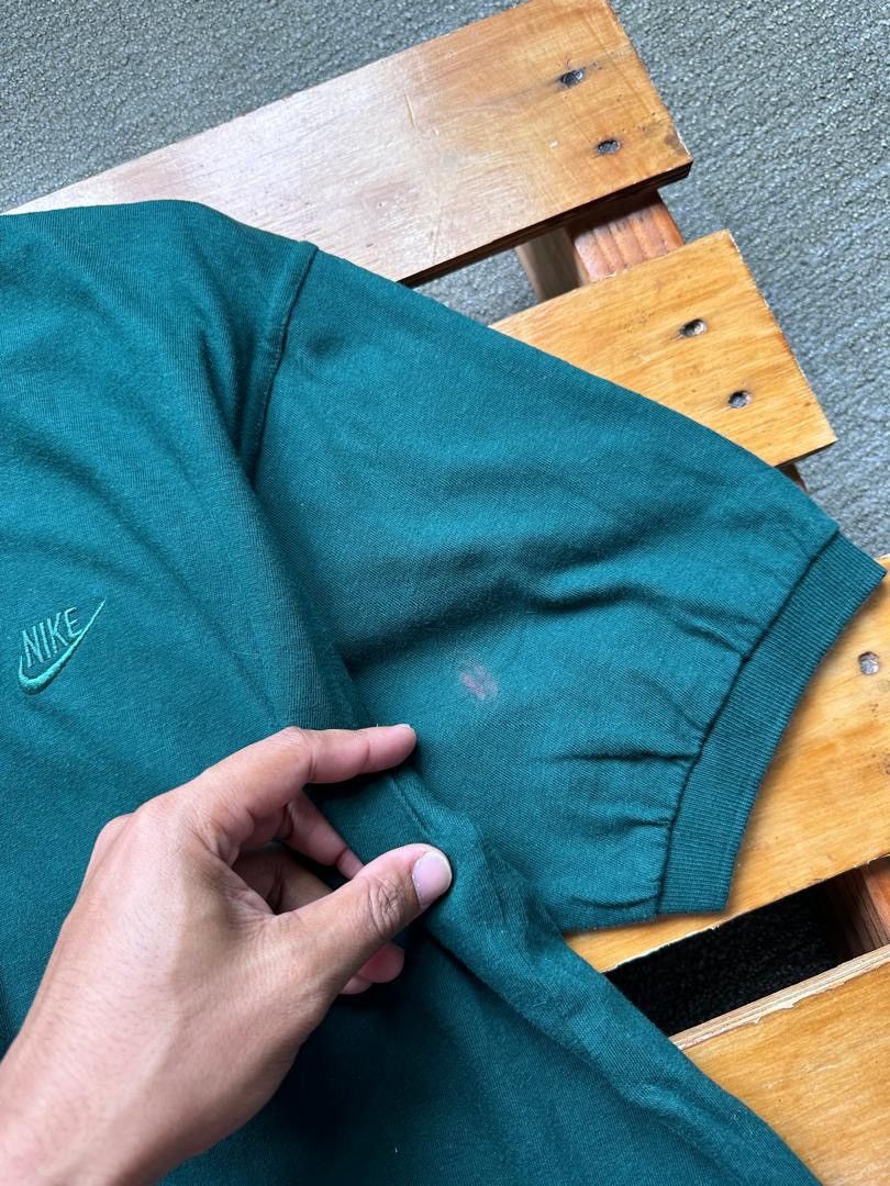Nike VINTAGE NIKE TONAL SWOOSH POLO Size US L / EU 52-54 / 3 - 3 Thumbnail