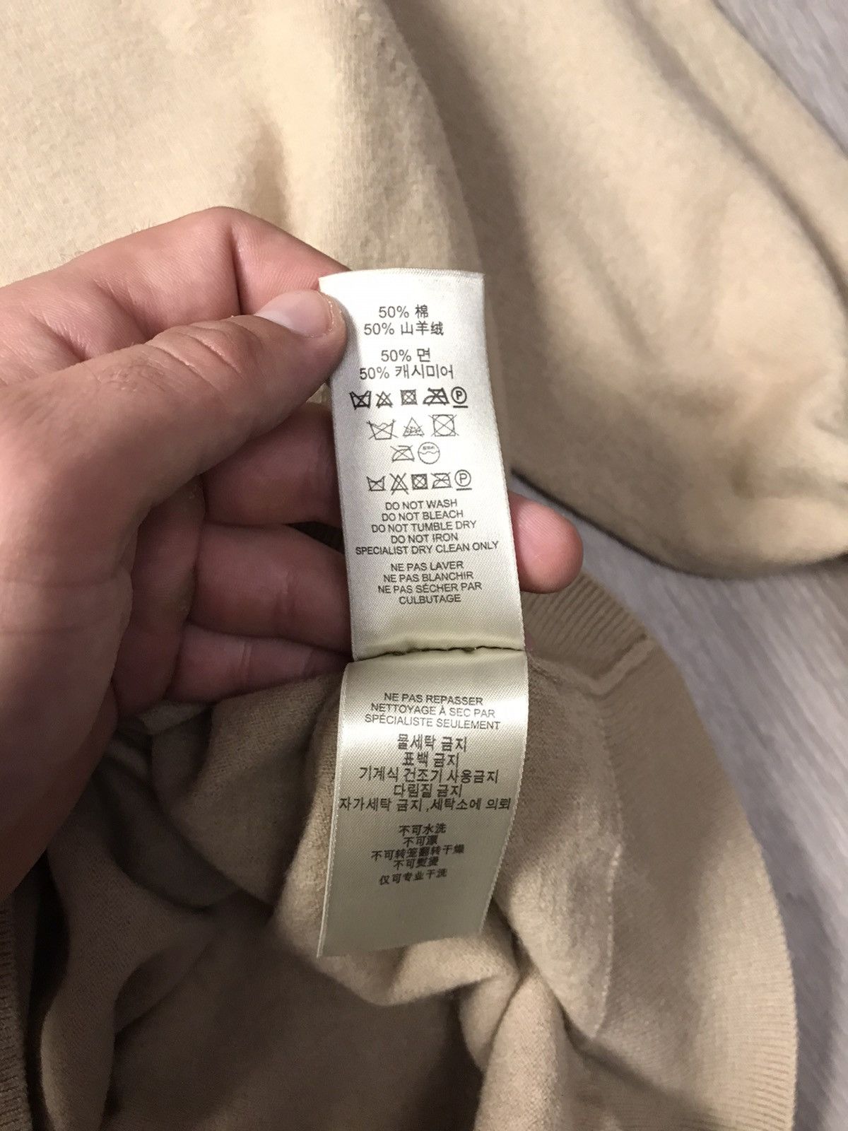 Burberry × Burberry Prorsum Burberry Brit V-neck Wool knitwear Size US L / EU 52-54 / 3 - 9 Thumbnail