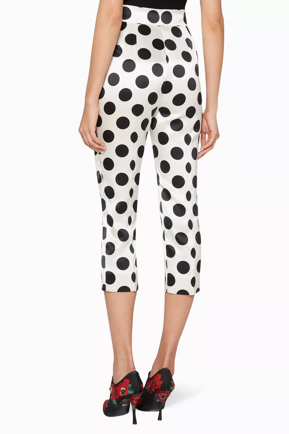 Dolce & Gabbana o1y0925 Sweatpant in White/Black Size 26" / US 2 / IT 38 - 2 Thumbnail