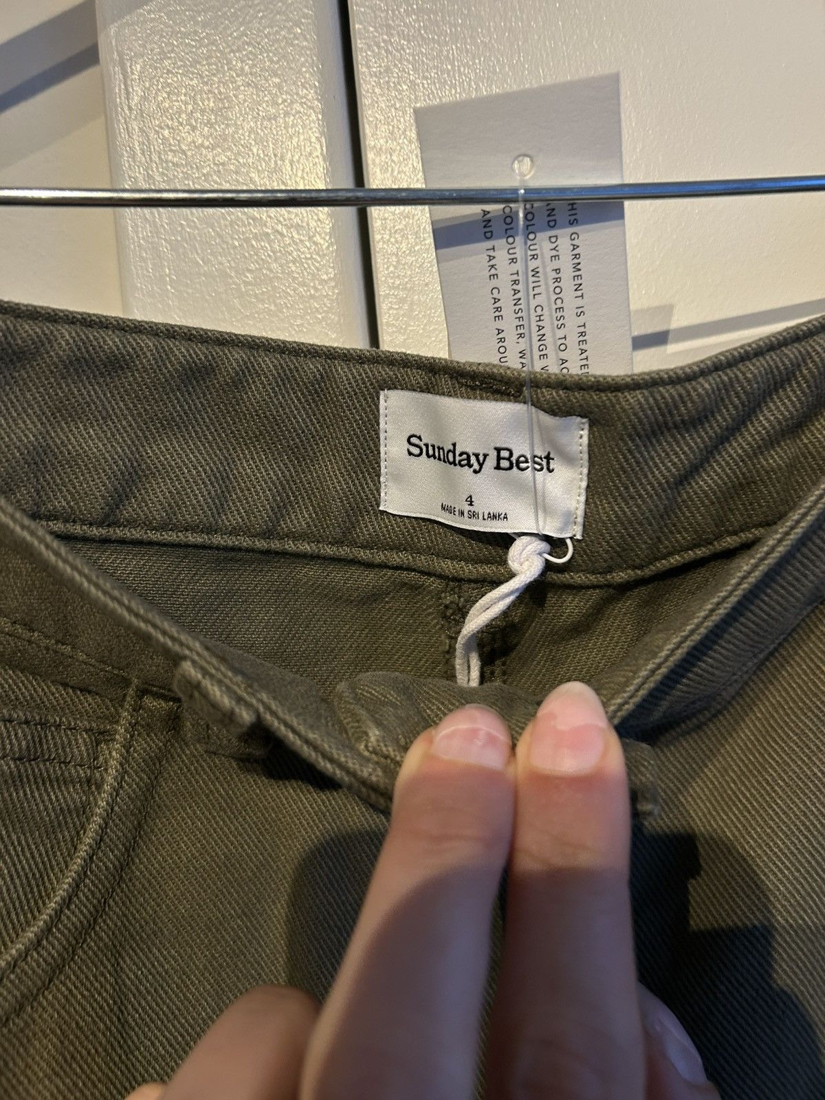 Aritzia Green Wide Leg Flan Pants from Aritzia Size 27" / US 4 / IT 40 - 3 Thumbnail