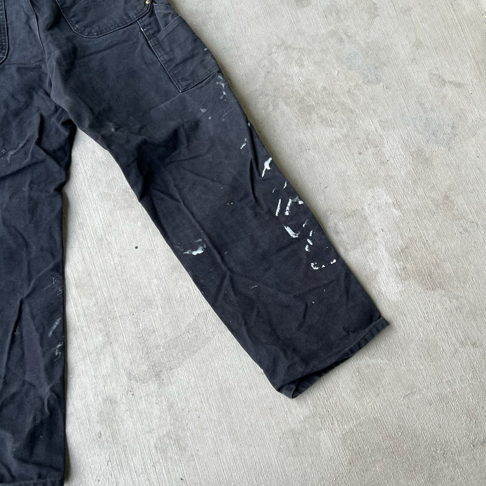 Carhartt × Vintage Carhartt black double knee work wear carpenter pants Size US 32 / EU 48 - 9 Thumbnail