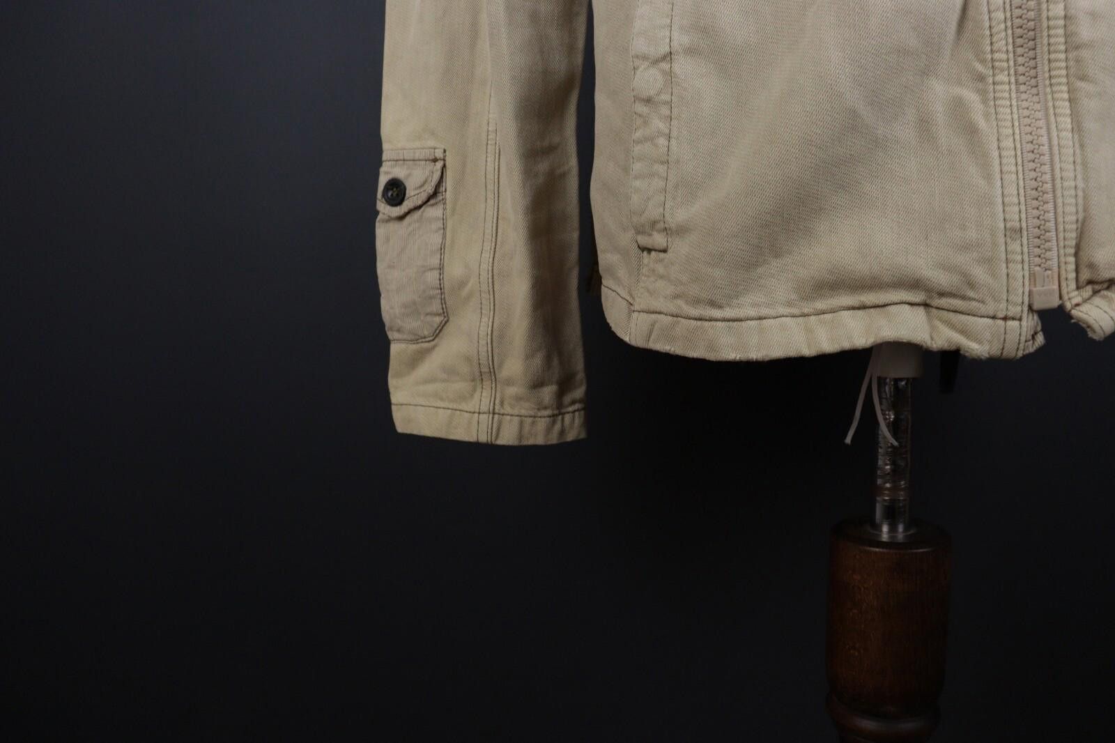 Designer Armani Jeans Beige Multipockets Jacket Size I 52/ USA 36 Size US M / EU 48-50 / 2 - 7 Thumbnail