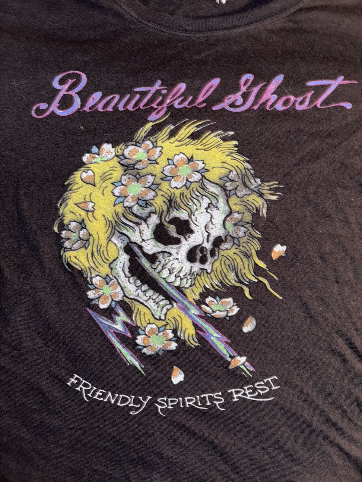 Designer × Ed Hardy × Vintage Y2K Ed Hardy T-shirt (friendly spirits rest) Size US M / EU 48-50 / 2 - 1 Thumbnail