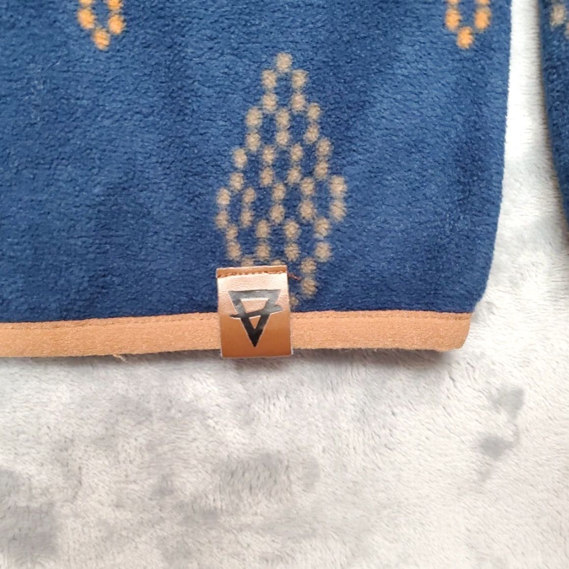 LIV Outdoor LIV Outdoor Sweater Mens M Blue Diamond Geometric 1/4 Snap-T Fleece Gorp Size US M / EU 48-50 / 2 - 2 Thumbnail