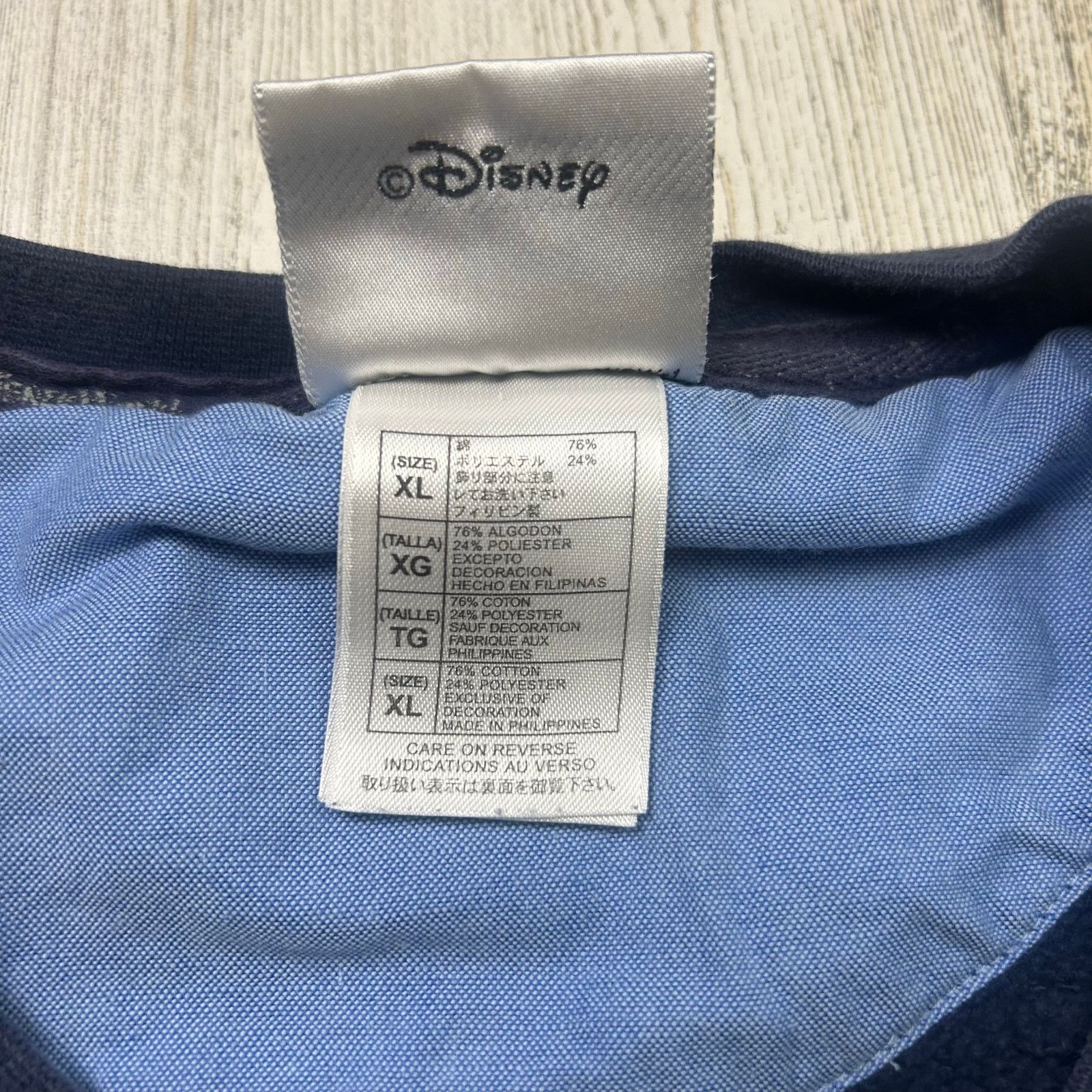 Disney × Vintage Vintage 75 Years Disney World Mickey Mouse Crewneck Sweater Size US XL / EU 56 / 4 - 4 Thumbnail