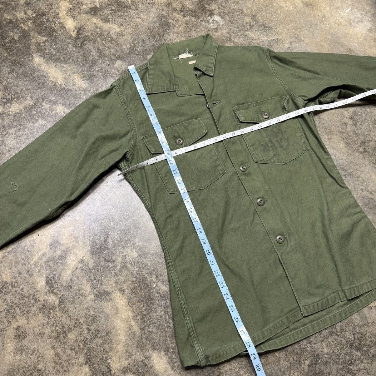 Vintage vintage green OG 107 US navy button up shirt Size US M / EU 48-50 / 2 - 7 Thumbnail