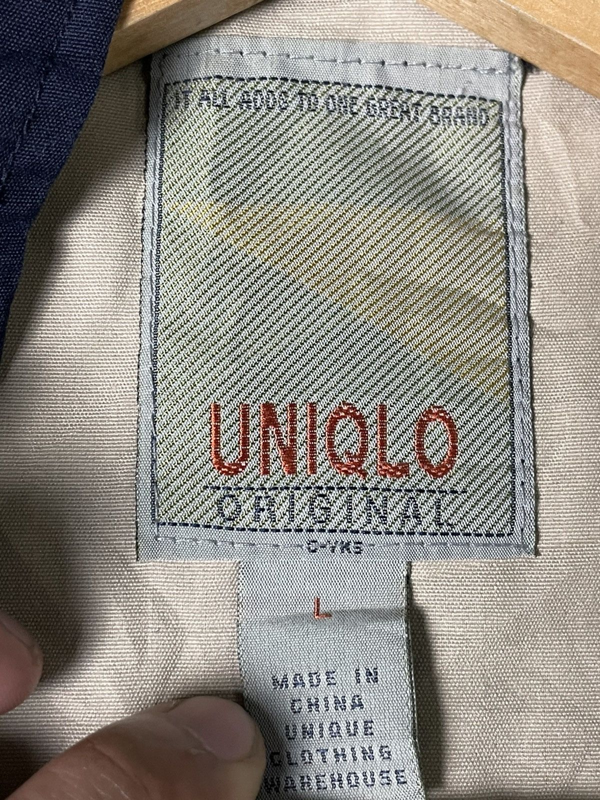 Japanese Brand × Uniqlo × Vintage Vintage Uniqlo Windproof Hooded Jacket (56) Size US L / EU 52-54 / 3 - 9 Thumbnail